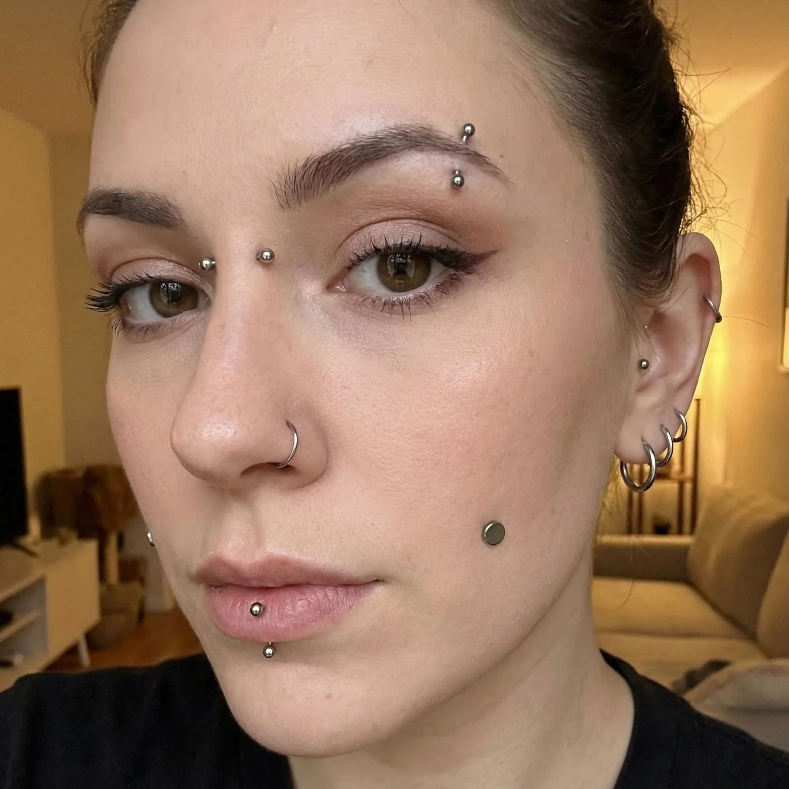 Piercing stożkowy chwytak kulkowy, narzędzie do zmiany biżuterii, 12G, 14G, 16G, 18G, 20G, bezgwintowy trzpień, ze stali nierdzewnej, płaskie, tylne, aplikator, biżuteria do ciała, do uszu, nosa