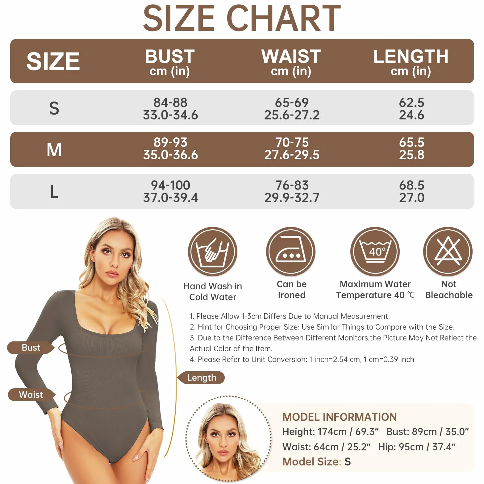Body damskie z długim rękawem, elegancki, seksowny dekolt w kształcie litery U, jednolity kolor, na co dzień, rozciągliwe, podstawowe, obcisłe, górne body