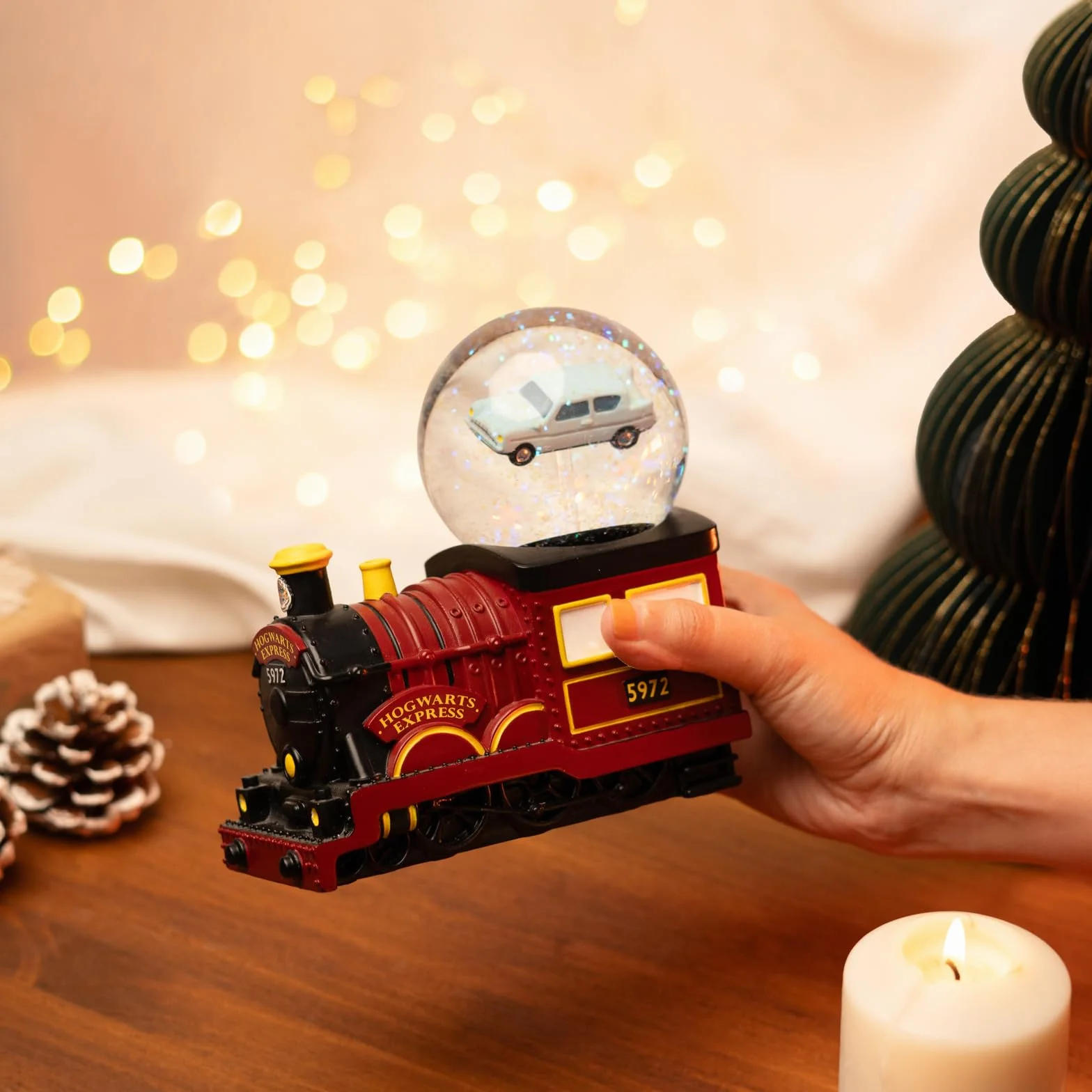 Grupo Erik Harry Potter Kula Śnieżna - Hogwarts Express | Kule Śnieżne dla Dorosłych i Dzieci | Prezenty i Gadżety z Serii Harry Potter