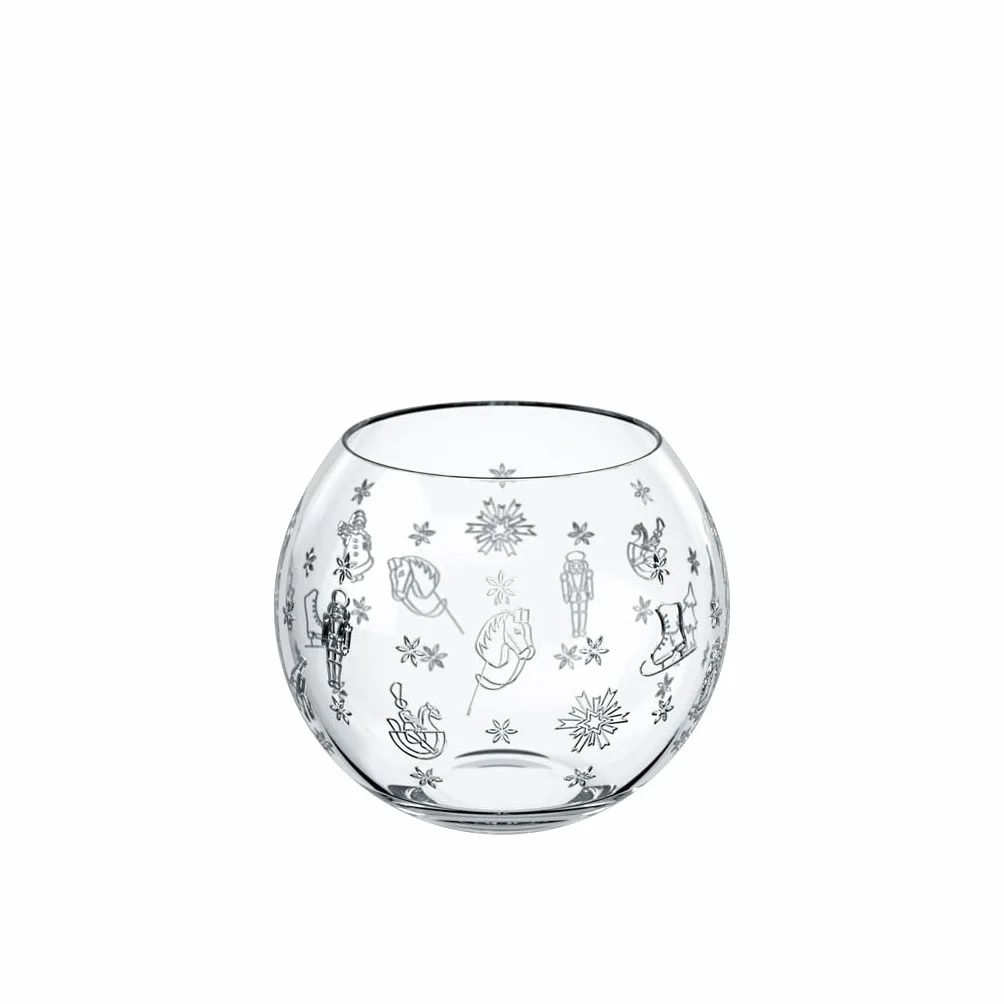 Villeroy & Boch Toy's Delight świecznik na tealight szklany kryształowy bezbarwny mycie w zmywarce