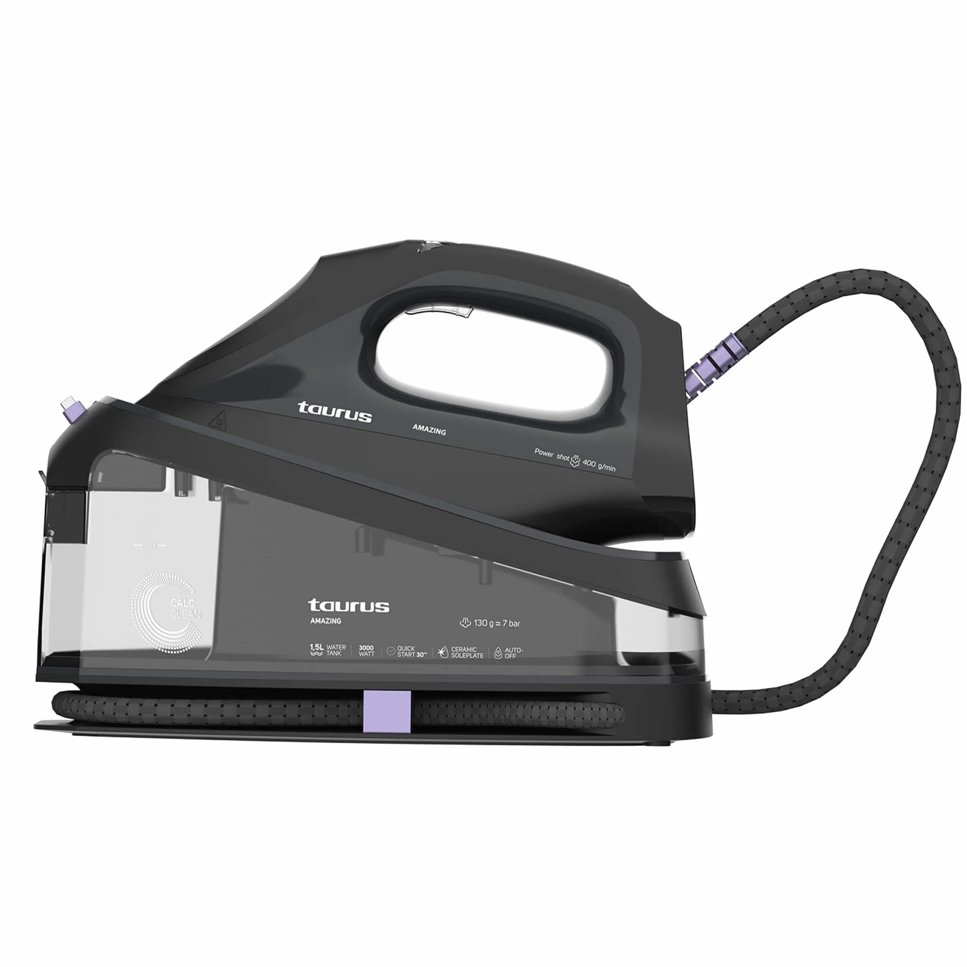 Taurus SSD3002 Centrum prasowania 3000W 7 bar para 130g/min 400g/min ceramiczna
