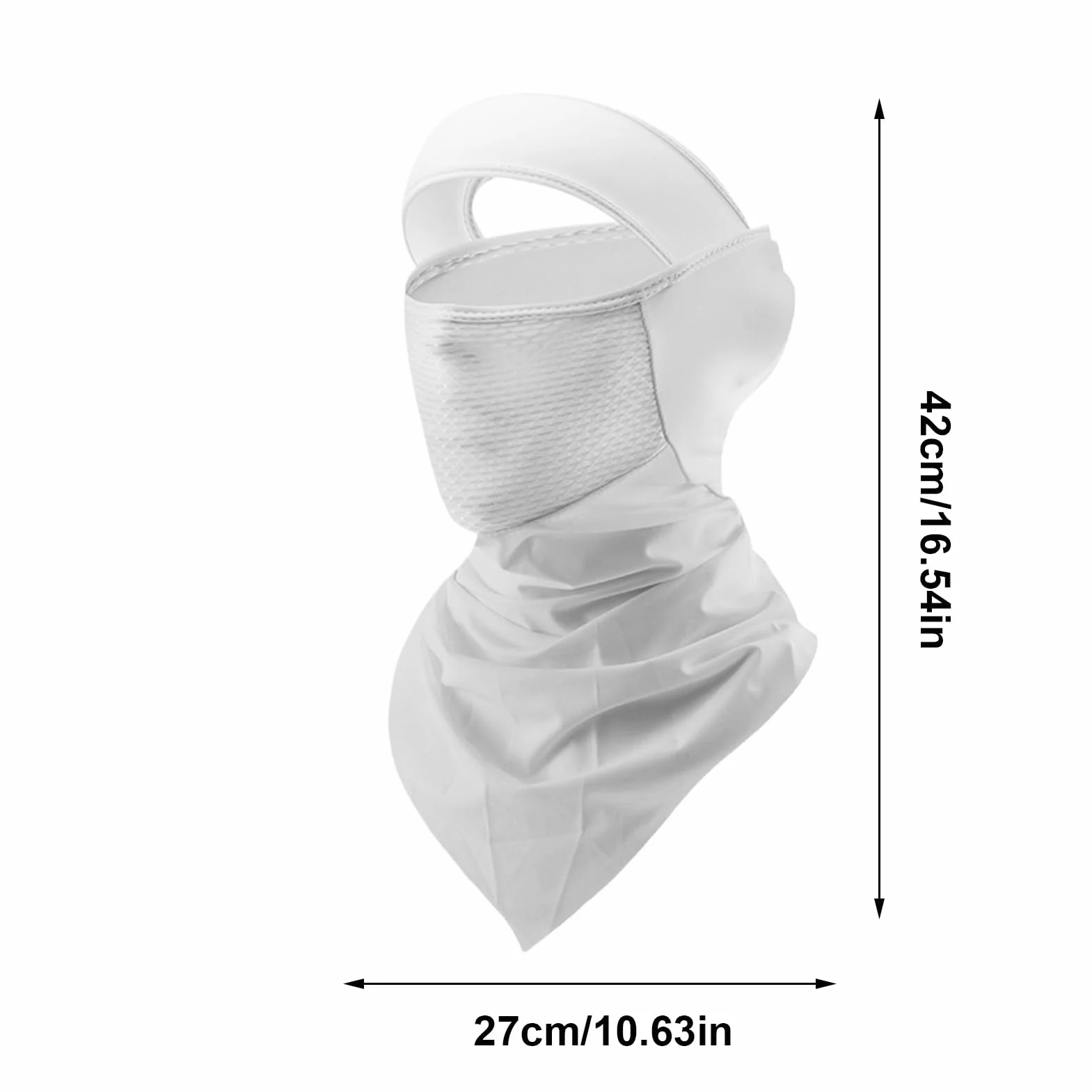 Maska na twarz UV - osłona twarzy ochrona przed słońcem, chłodząca osłona ochronna UPF 50 bandana dla kobiet mężczyzn sport lato plaża jazda na rowerze kemping piesze wycieczki motocykl
