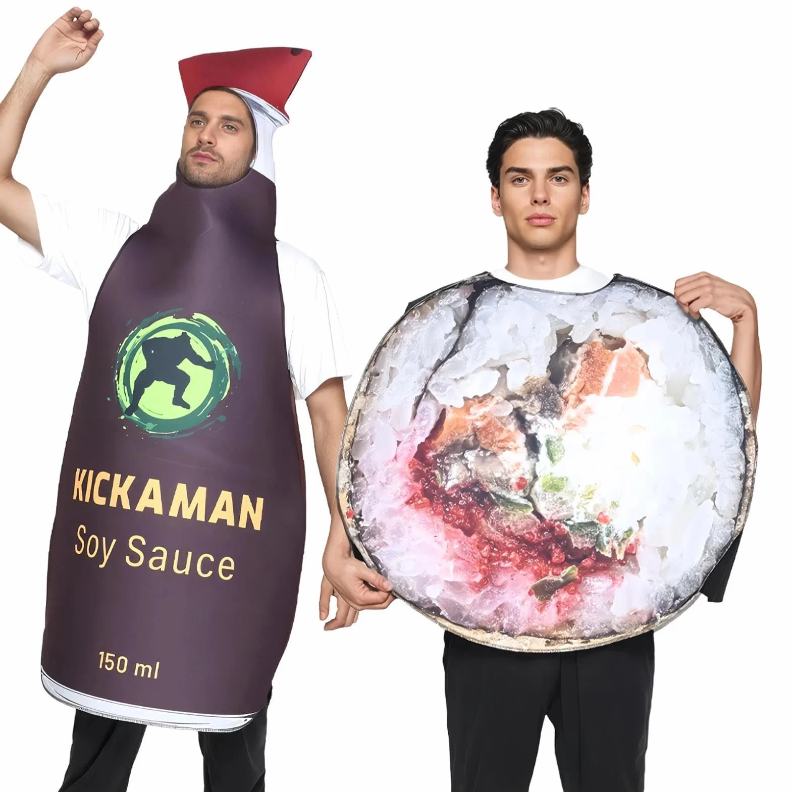 Stroje Karnawałowe I Na Przyjęcia Tematyczne Łatwe do założenia imprezowe | Ubranie cosplay w sosu sojowego na Święta Bożego Narodzenia oraz Rodzinne Spotkania Halloween