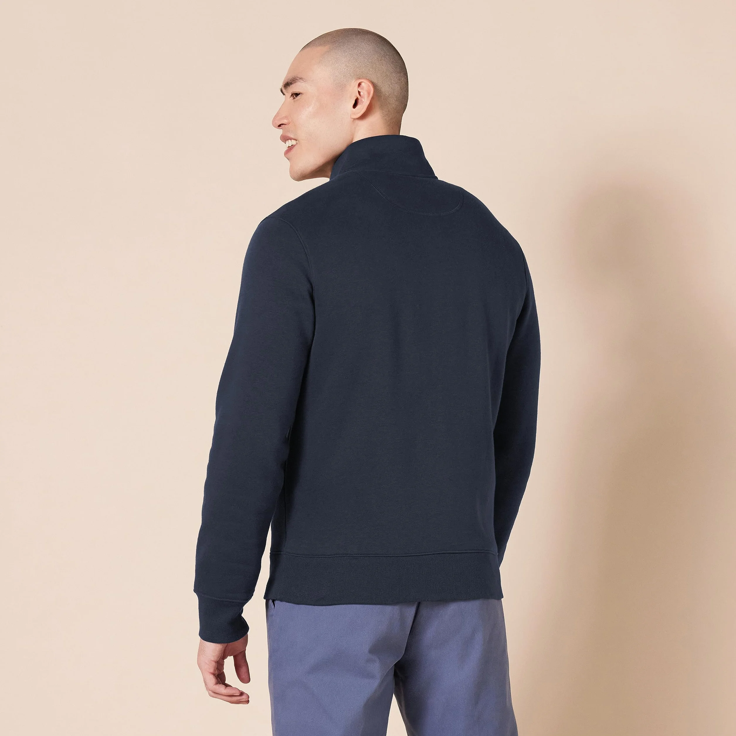 Amazon Essentials Mężczyźni Bluza polarowa z zamkiem błyskawicznym