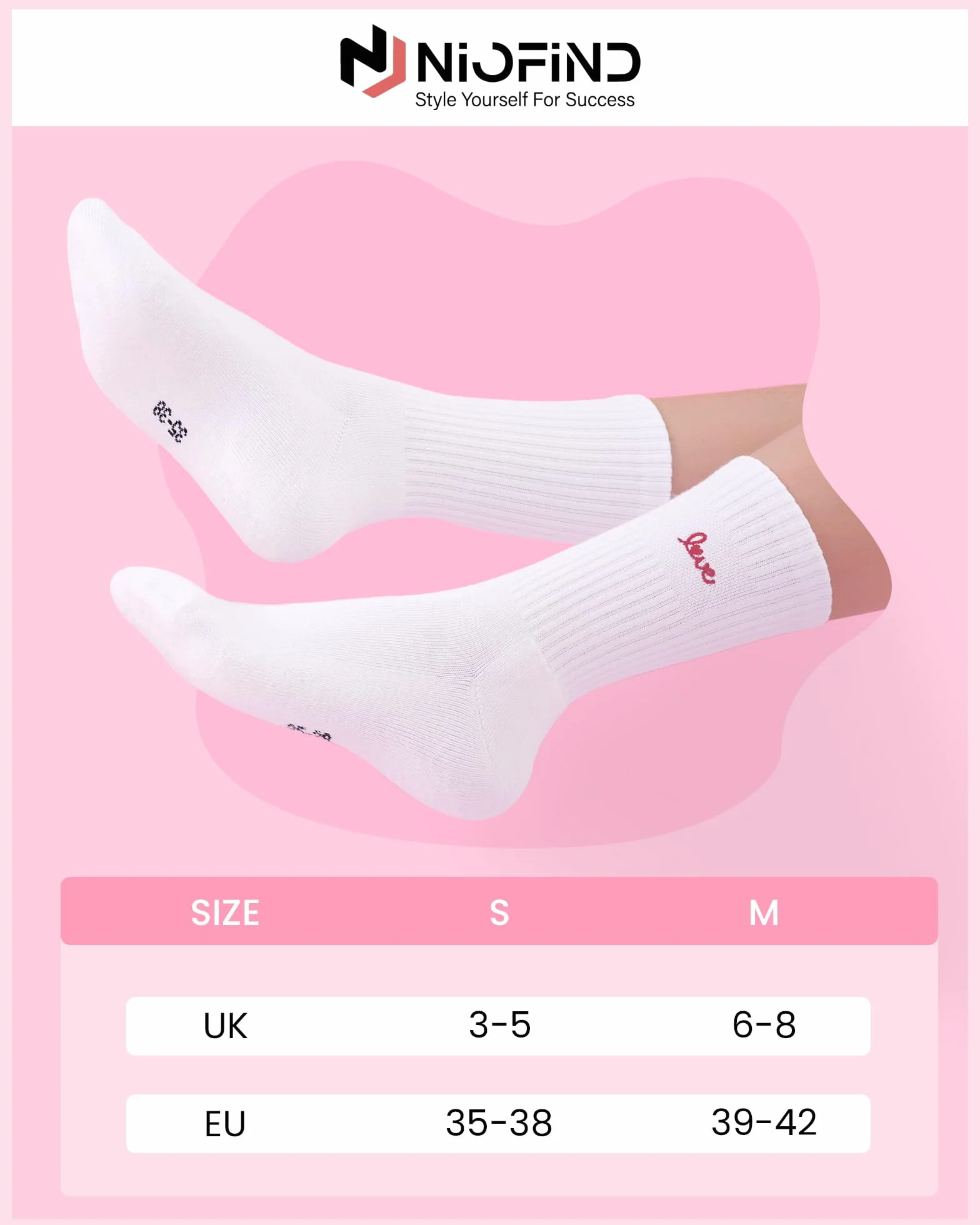 Niofind Skarpetki Tenisowe Unisex, 3 Pary Bawełnianych Skarpet Sportowych z Motywem Koktajli Aperol, świąteczne Skarpetki na Prezent