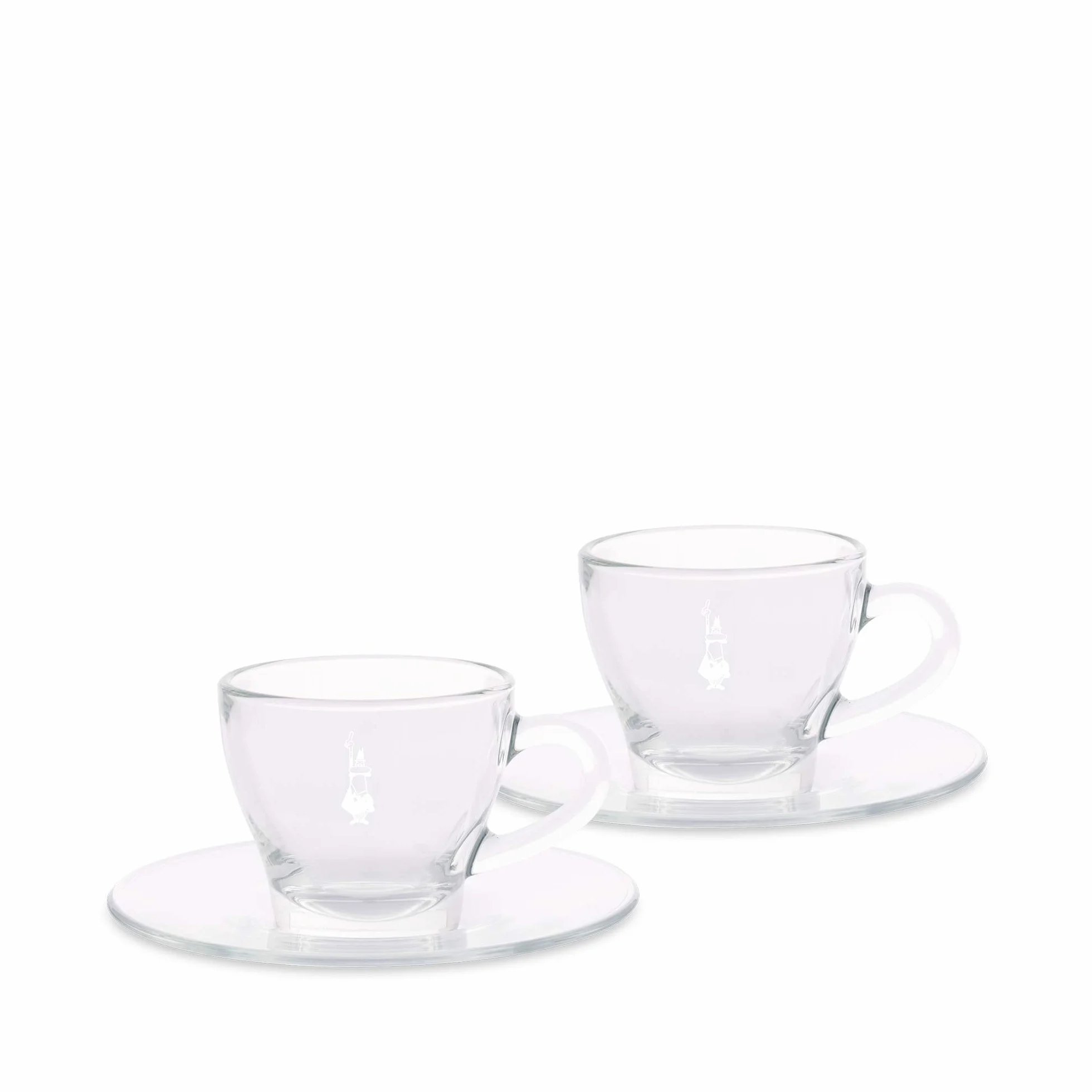 Bialetti DCRAST0008 DCRAST0006 filiżanki do cappuccino, szkło