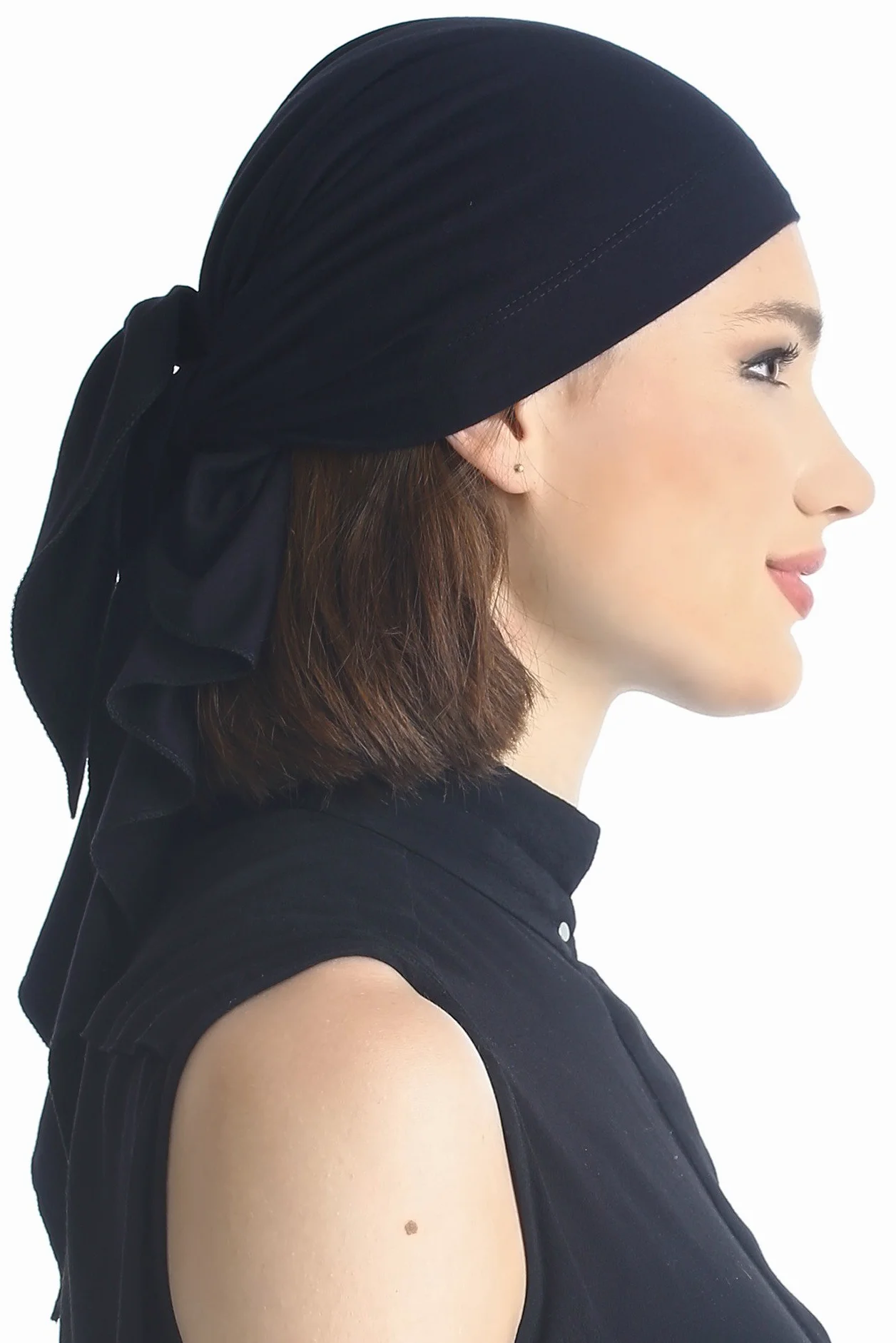 Deresina Bambusowa bandana unisex na chemioterapię, wypadanie włosów, bandana wiązana na plecach