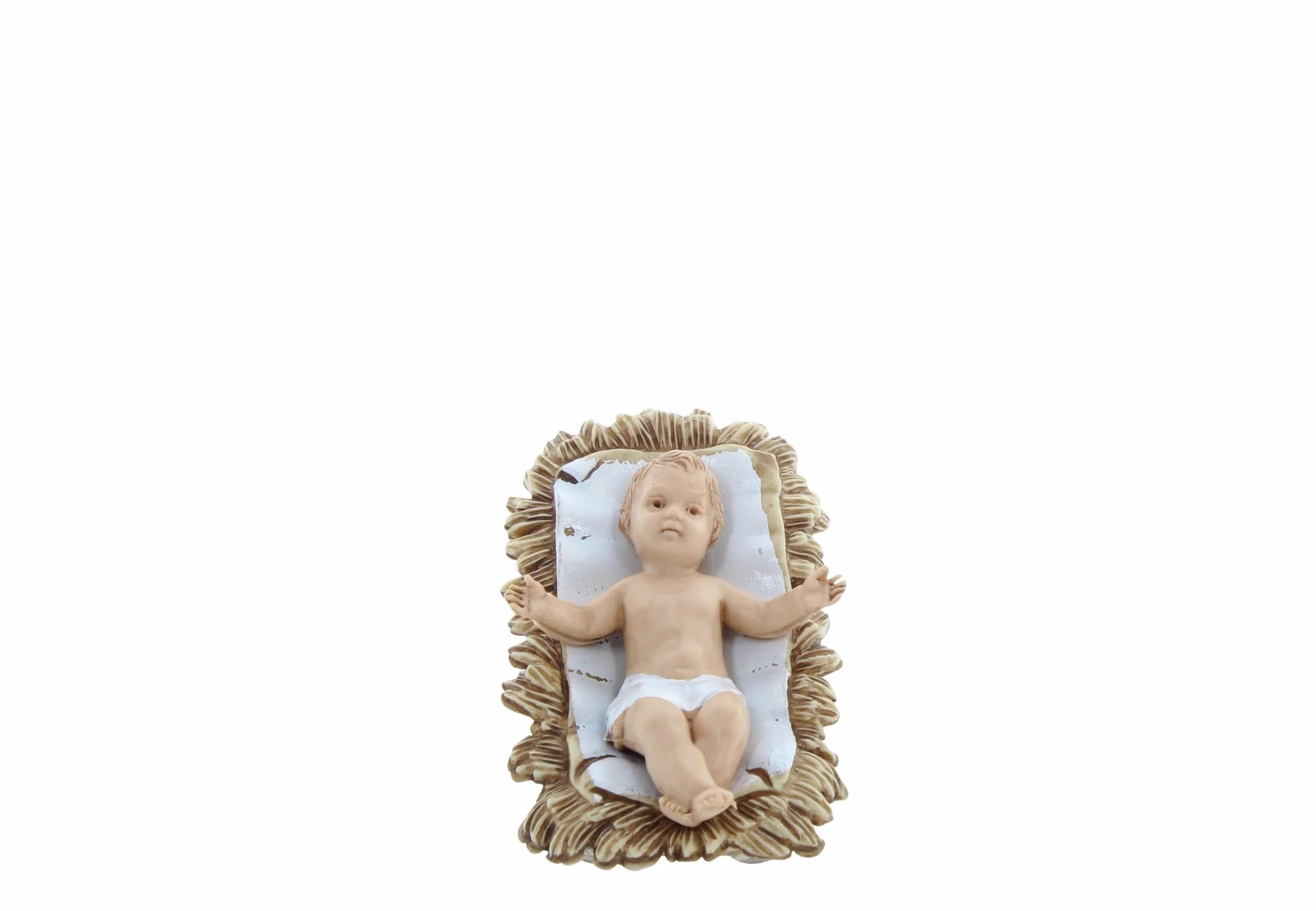 Moranduzzo Szopka bożonarodzeniowa 6 cm 10 cm skala 1:20 - Niezniszczalne figurki do szopki - styl 700", ręcznie wykończony obraz, oficjalny produkt, wyprodukowany we Włoszech, rzeźbiarz M. Landi