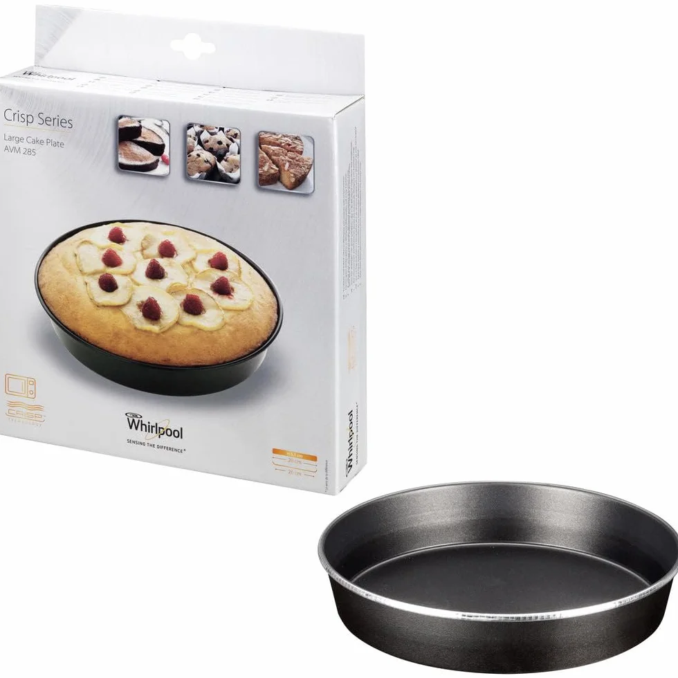 Whirlpool – Wpro AVM285 Crisp talerz z wysoką krawędzią • Ø 28 cm – wysokość 5,5 cm
