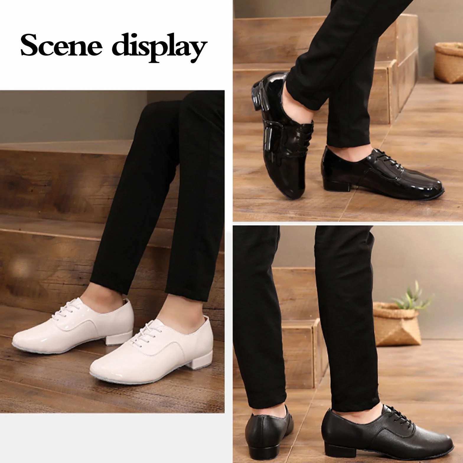 Standardowe buty do tańca, męskie, wygodne buty do tańca w sali balowej, latynoamerykańskie buty do tańca, dla mężczyzn, łatwe taniec, odpowiednie do wszystkich stylów tańca