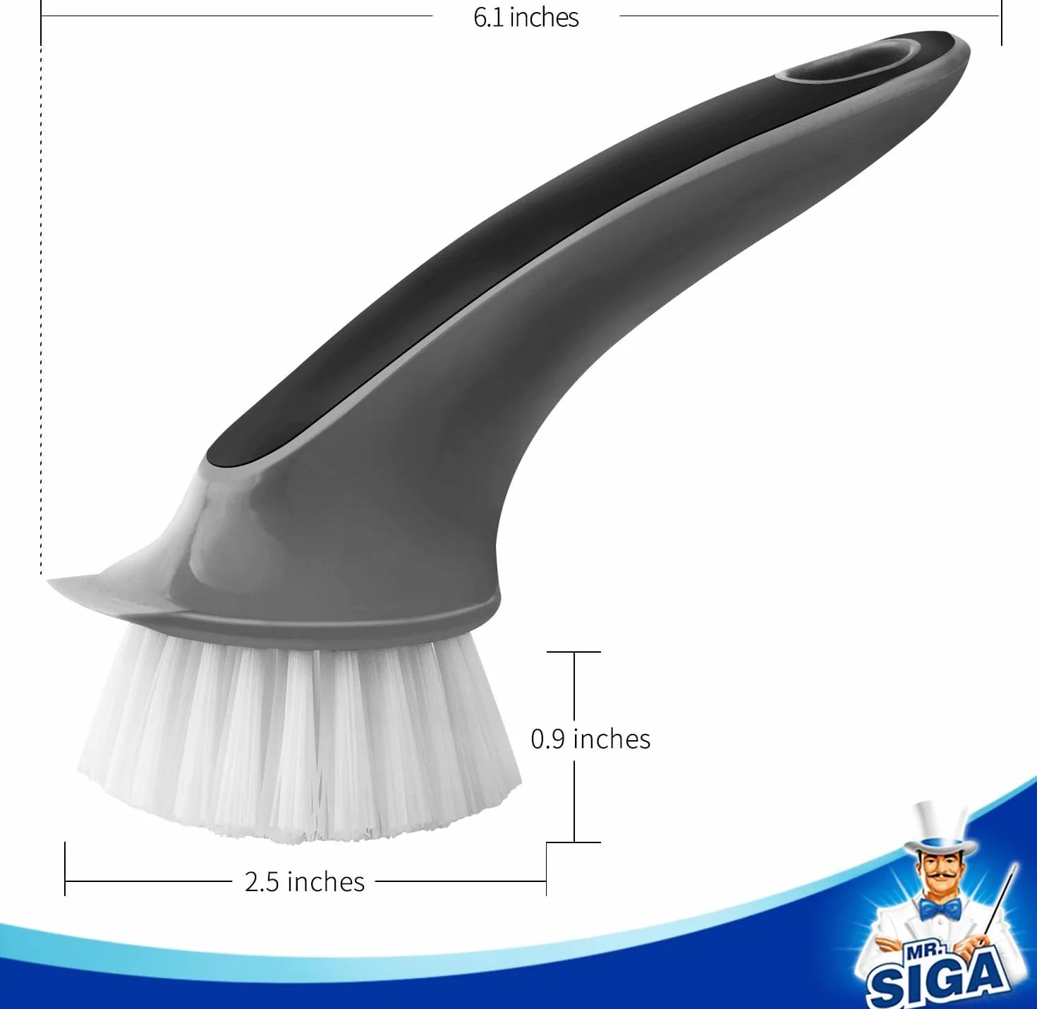 MR.SIGA Szczotka do czyszczenia garnków i patelni, 2 sztuki