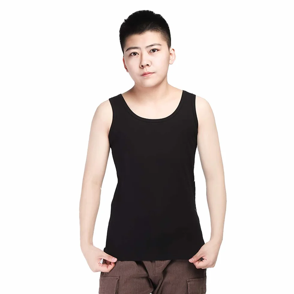 BaronHong Elastyczny bandaż na klatkę piersiową, kamizelka, tank top dla lesbijek Tomboy