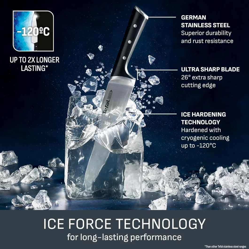 Tefal Ice Force Zestaw 7 Sztuk Metal