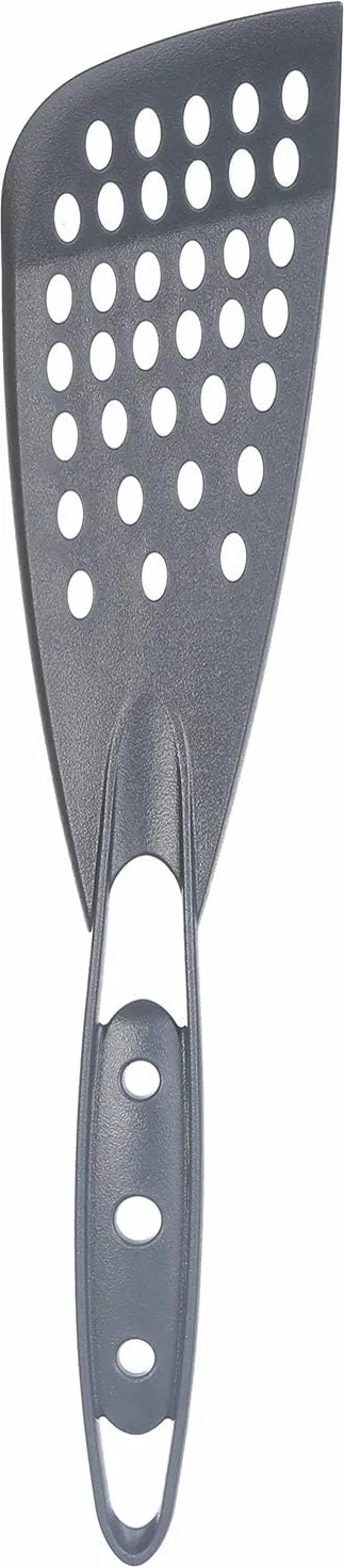 Pedrini 172 łopatka do smażenia, nylon, czarna, 38,5 x 7 x 2 cm