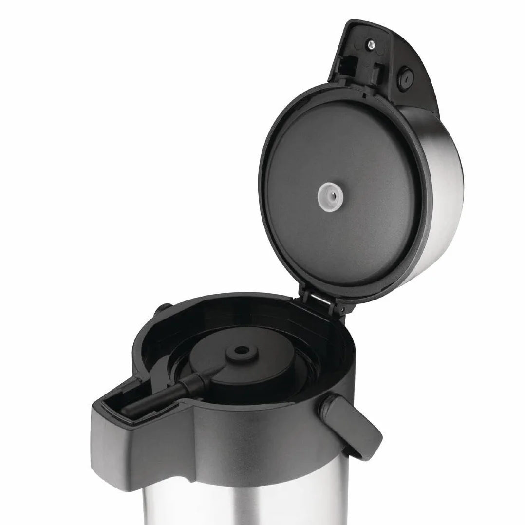 Olympia Pompa Action Airpot 5 l dzbanek do herbaty ze stali nierdzewnej 445 x 172 mm