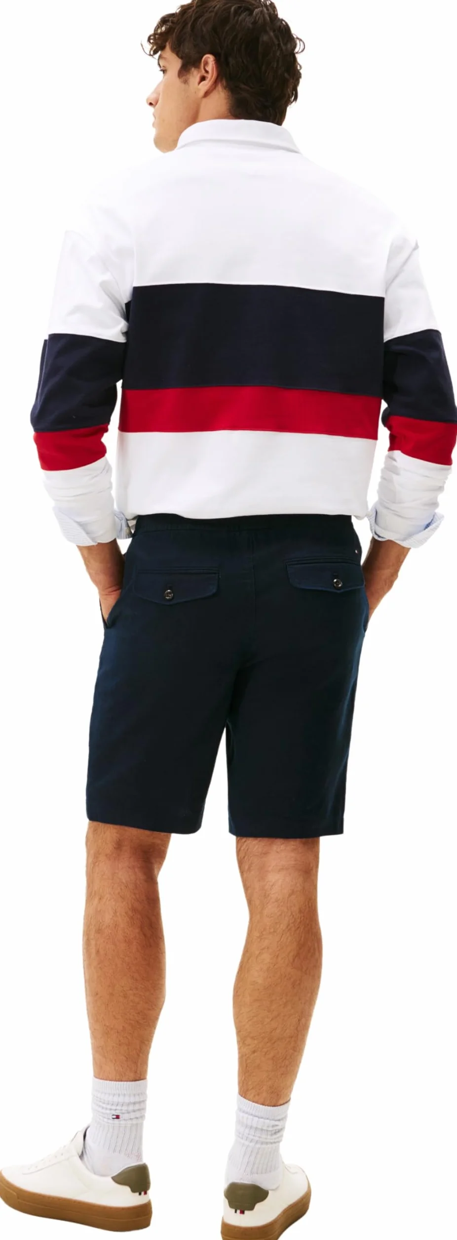 Tommy Hilfiger Harlem Po Linen Short Mw0mw37804 - Szorty chinosy Mężczyźni