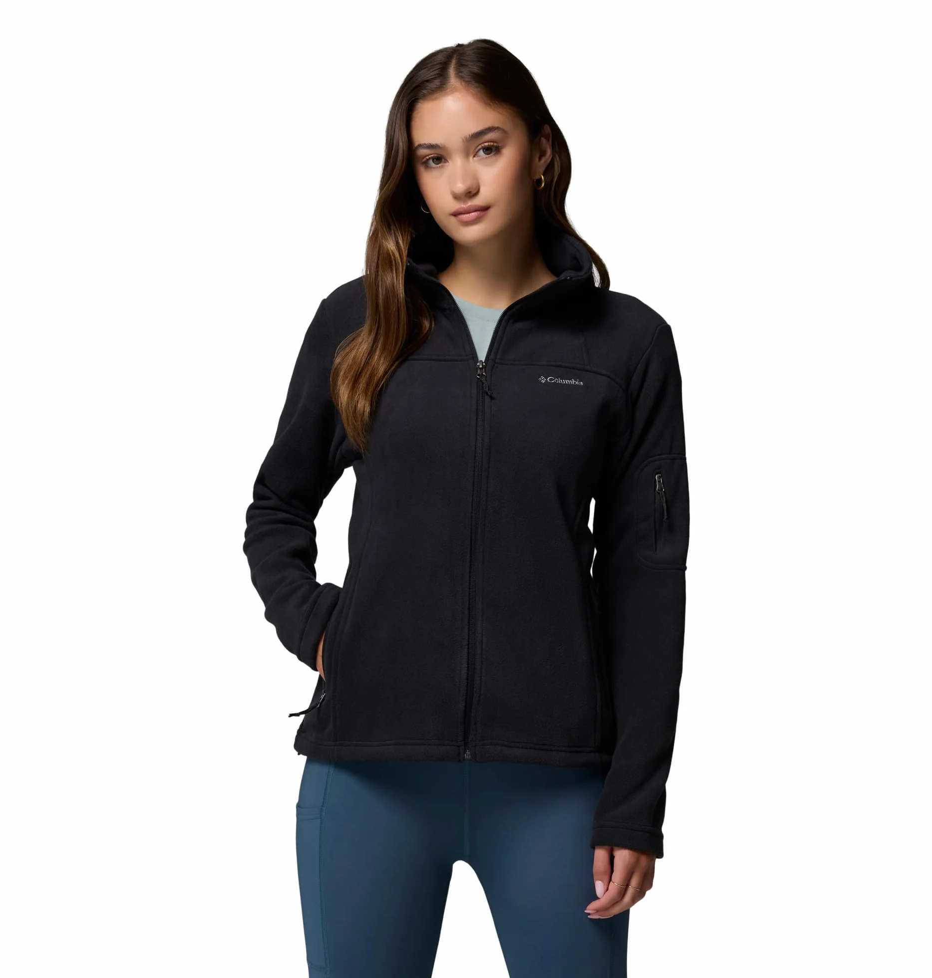 Columbia Fast Trek Jacket, Kurtka polarowa Kobiety, Black, M