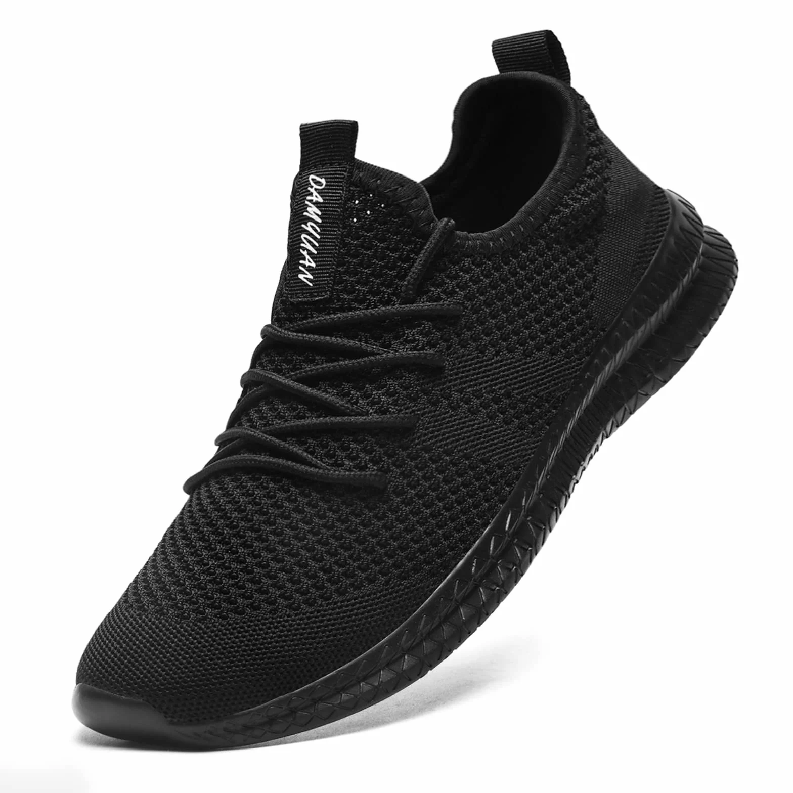FUJEAK Męskie buty do biegania szosowego trampki lekkie oddychające tenisówki siłownia na co dzień wygodne wsuwane na fitness sportowe buty do biegania moda sportowe trampki