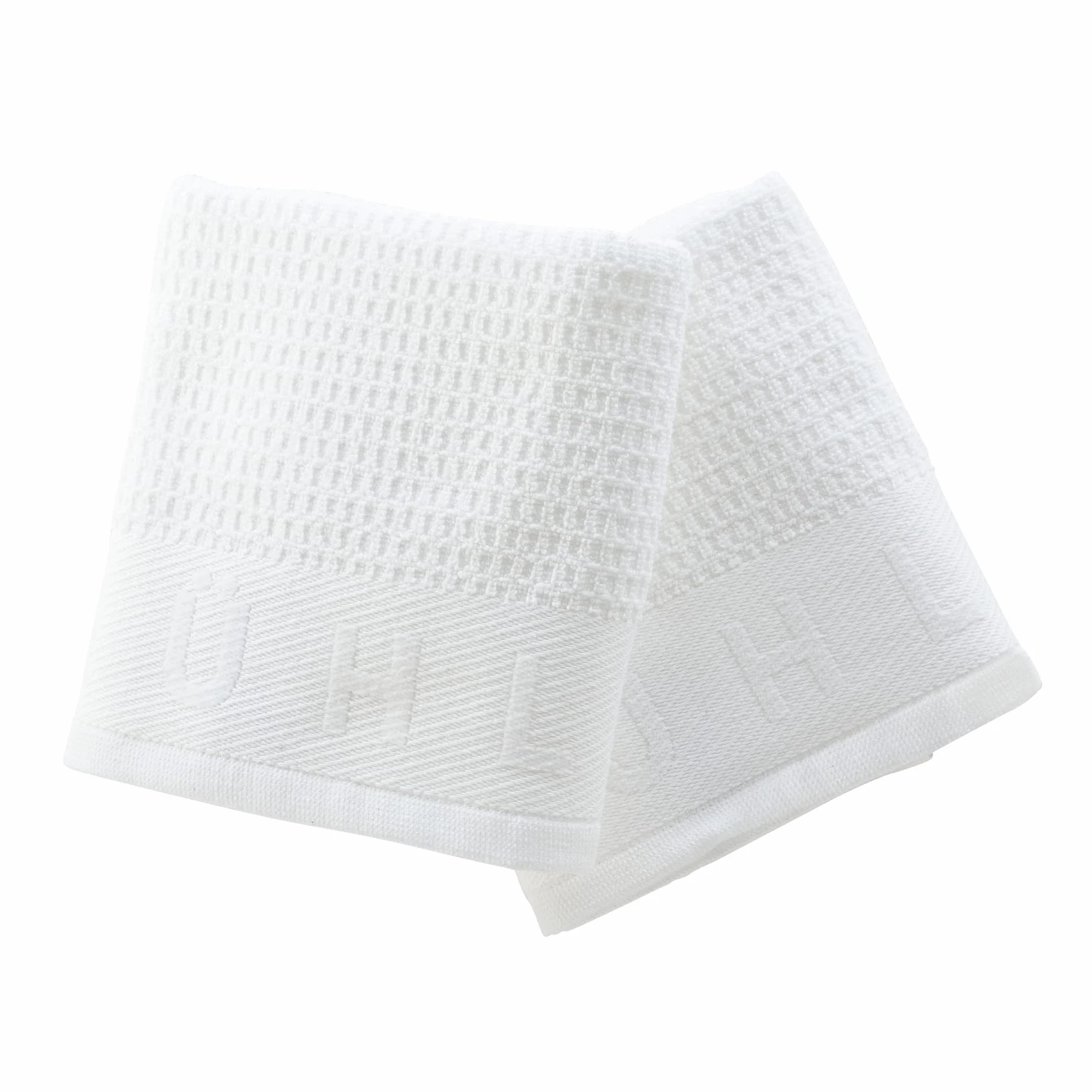 Mühle ściereczka do golenia 2 sztuki biała 60 x 45 cm waflowa pique