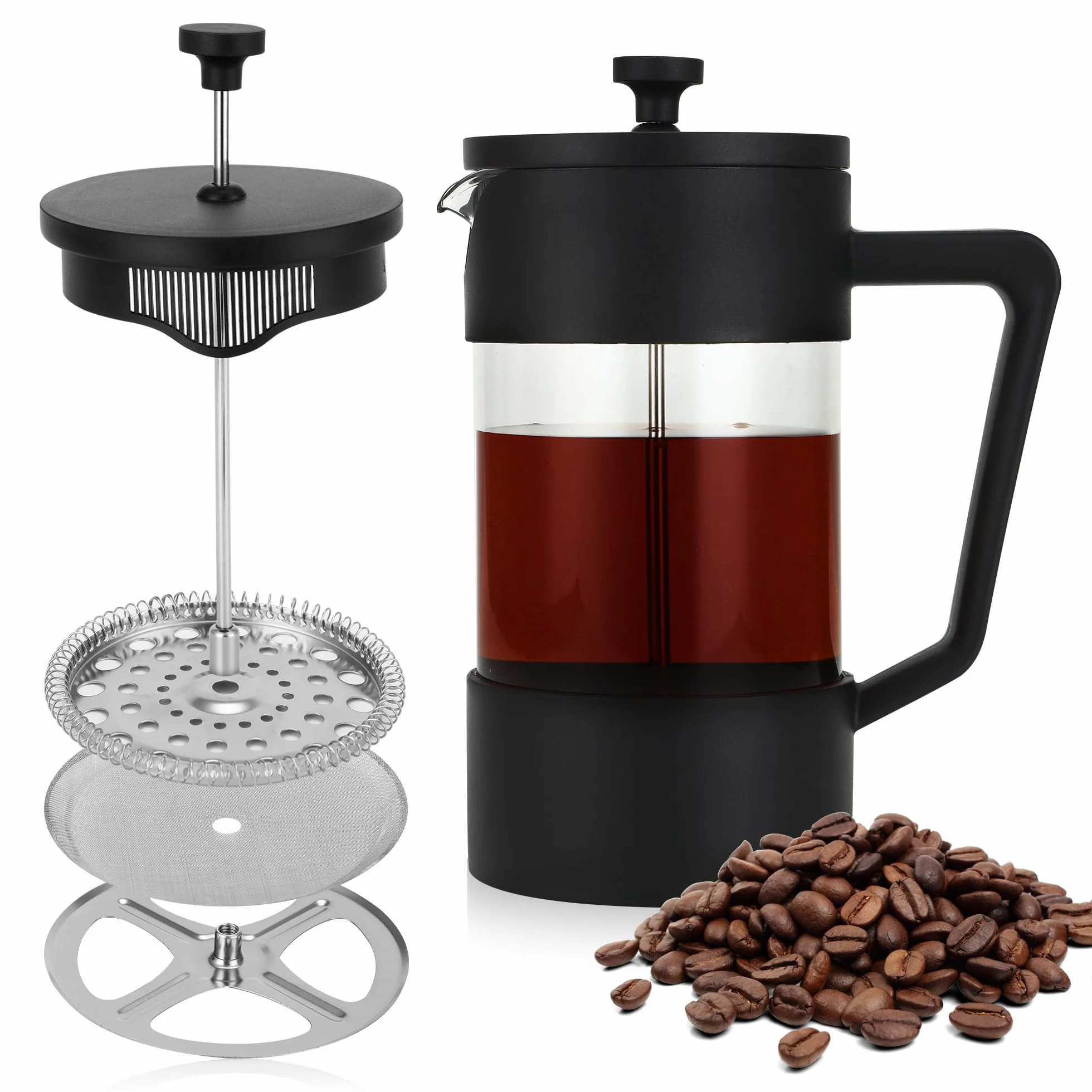 Ekspres do kawy French Press 1000 ml,prasa do kawy,filtr ze stali nierdzewnej