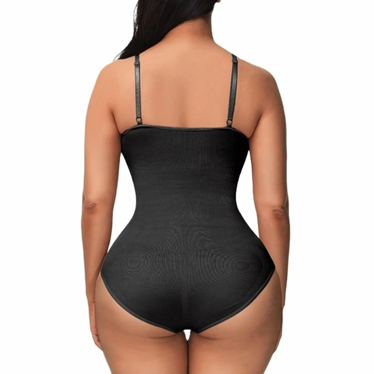 MOCHAMIK Body Shapewear dla kobiet Stringi wyszczuplają brzuch, bezszwowe bluzki z odkrytymi plecami