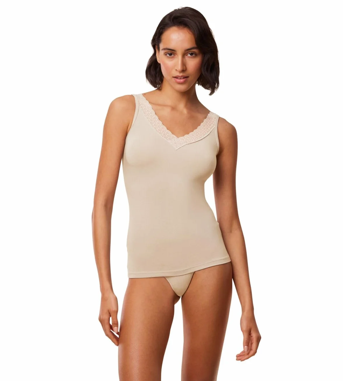 Triumph Feel of Modal Tank Top Creamy Dream, Creamy Dream, XL