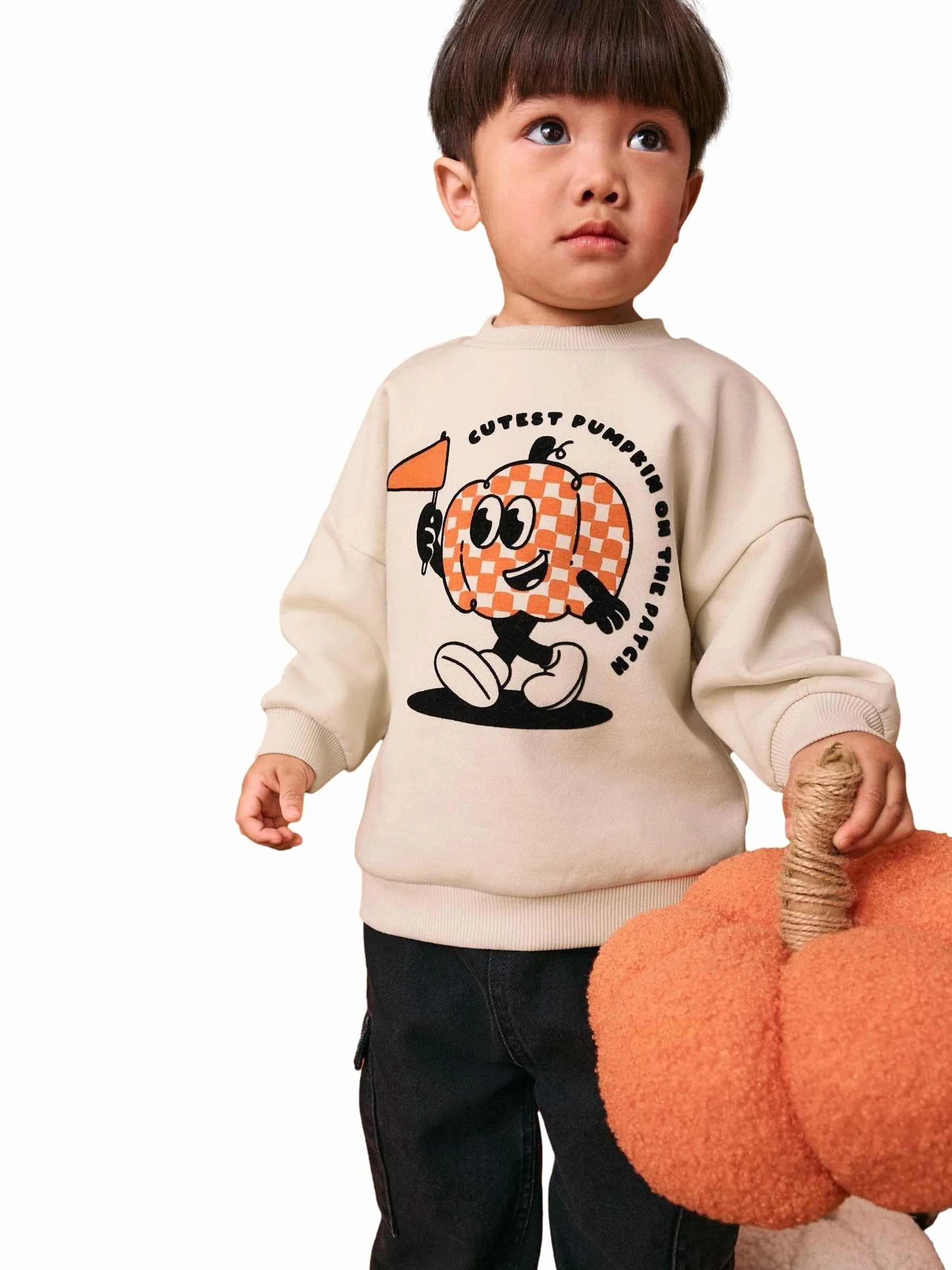 NEXT Młodsze chłopcy Bluza z motywem Halloween