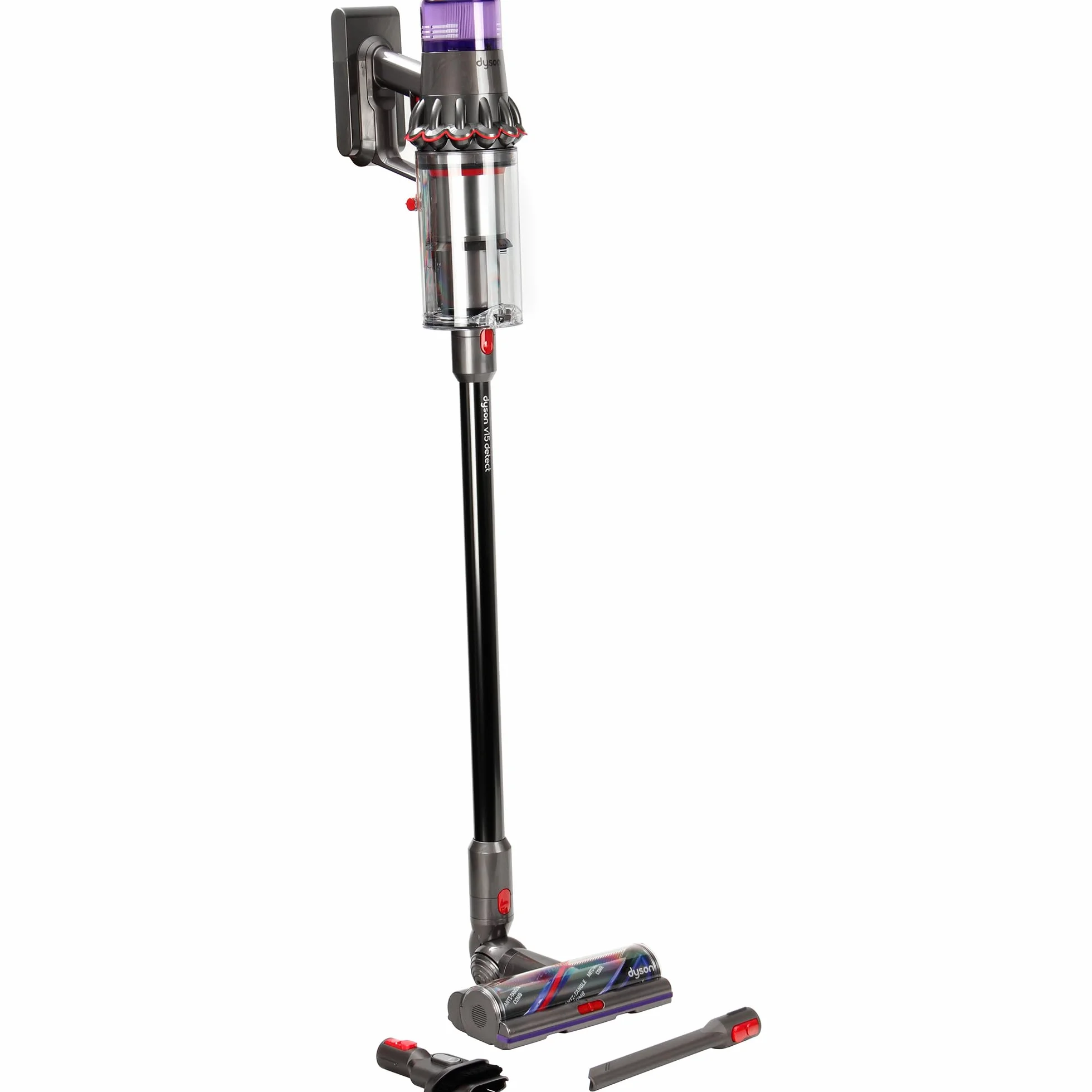 Dyson V15 Detect Odkurzacz Pionowy, Szary/Fioletowy, 660W