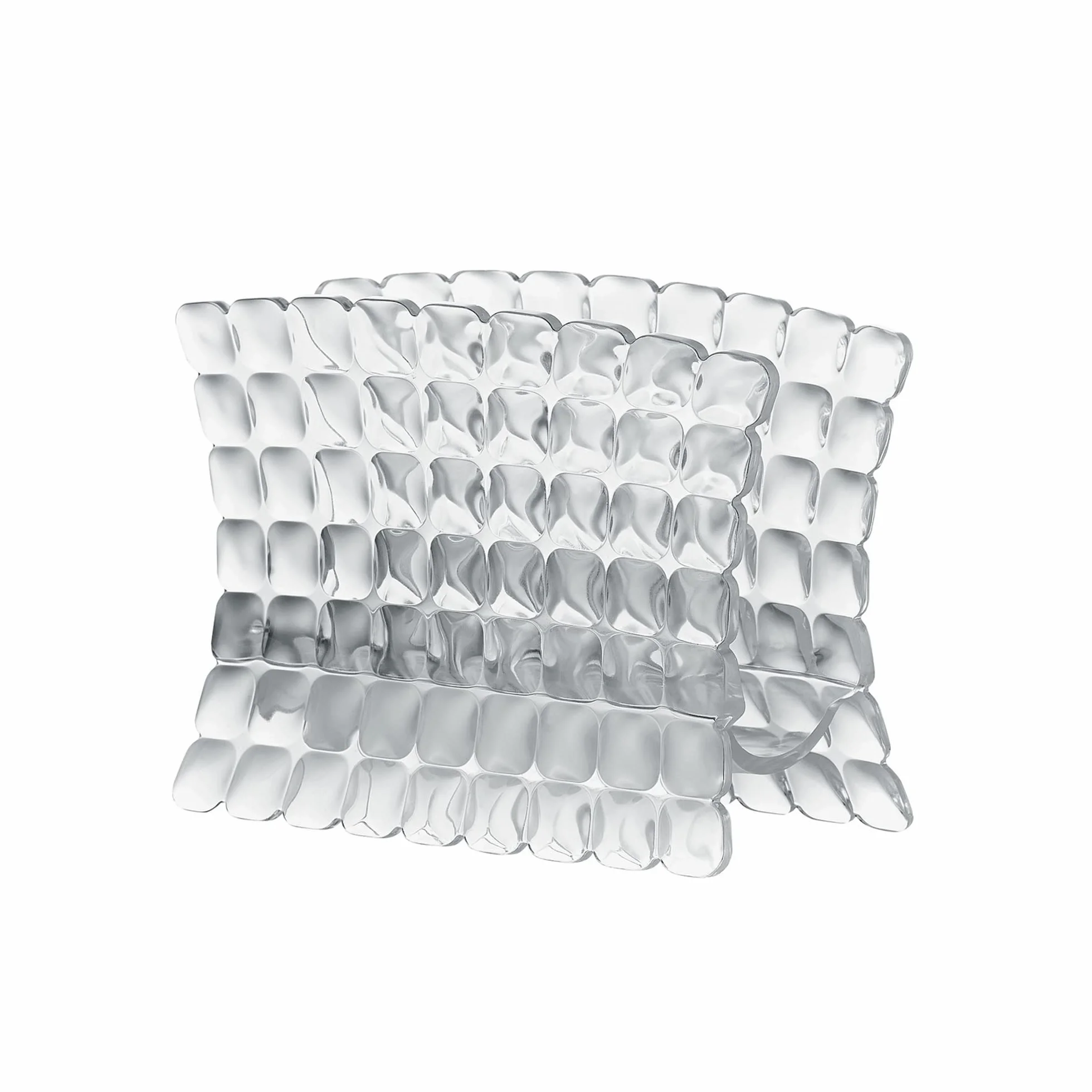 Guzzini Tiffany uchwyt na serwetki przezroczysty 15,2 x 7,6 x 11 cm