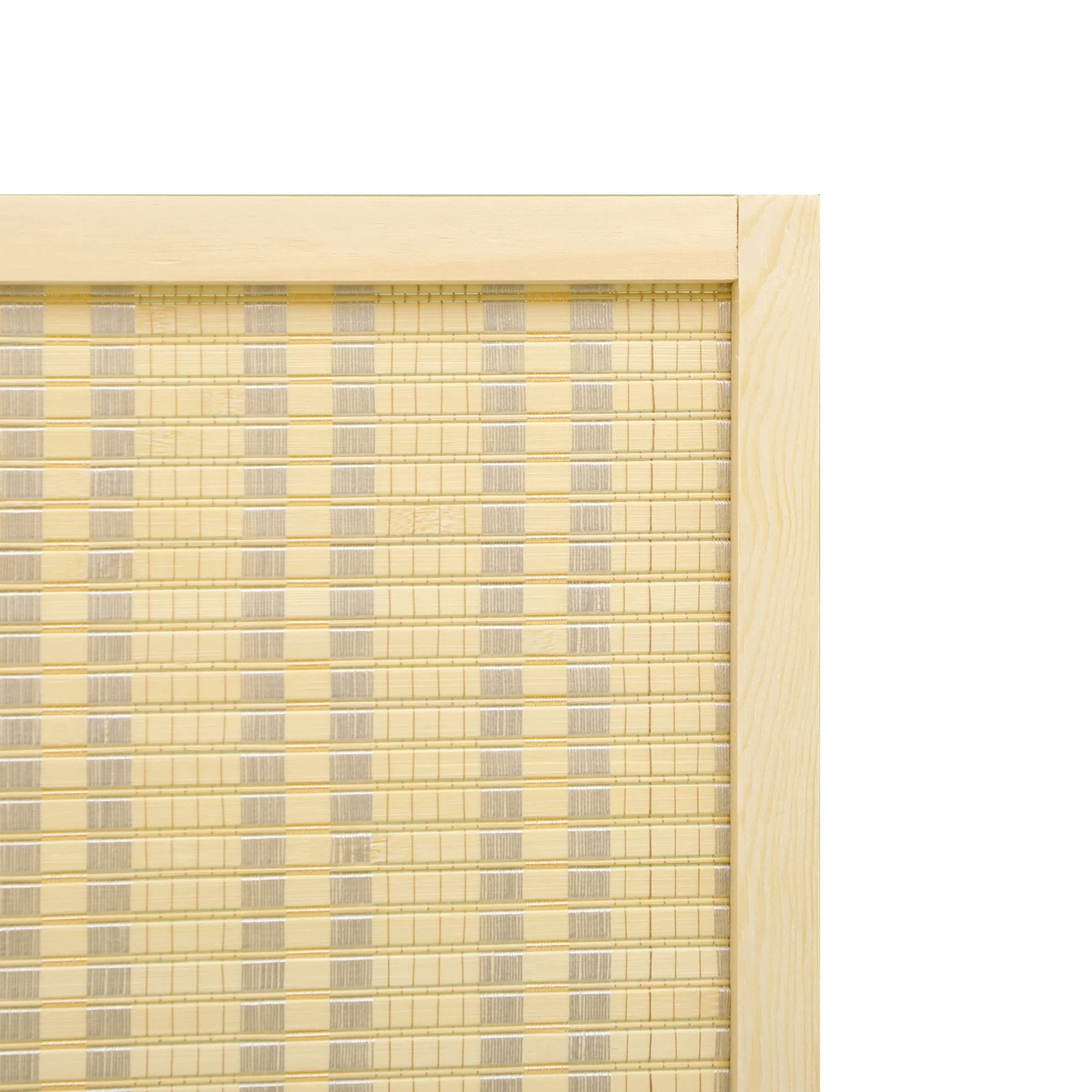 HOMCOM Drewniana ścianka działowa 4 panele 180x180 cm składana