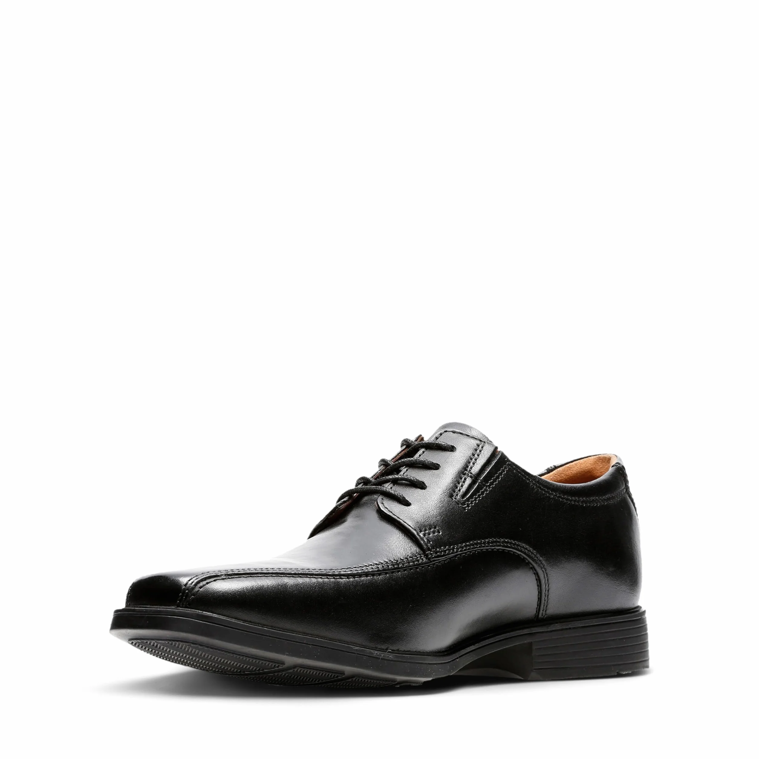 Clarks Tilden Walk Mens Black Leather, 10.5