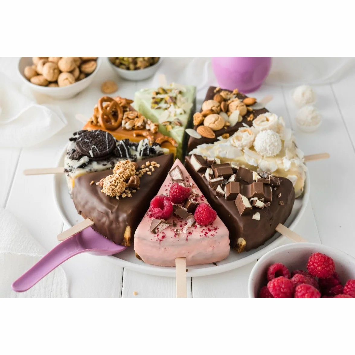 Zenker łopatka do ciasta CANDY, pomocnik kuchenny liliowy