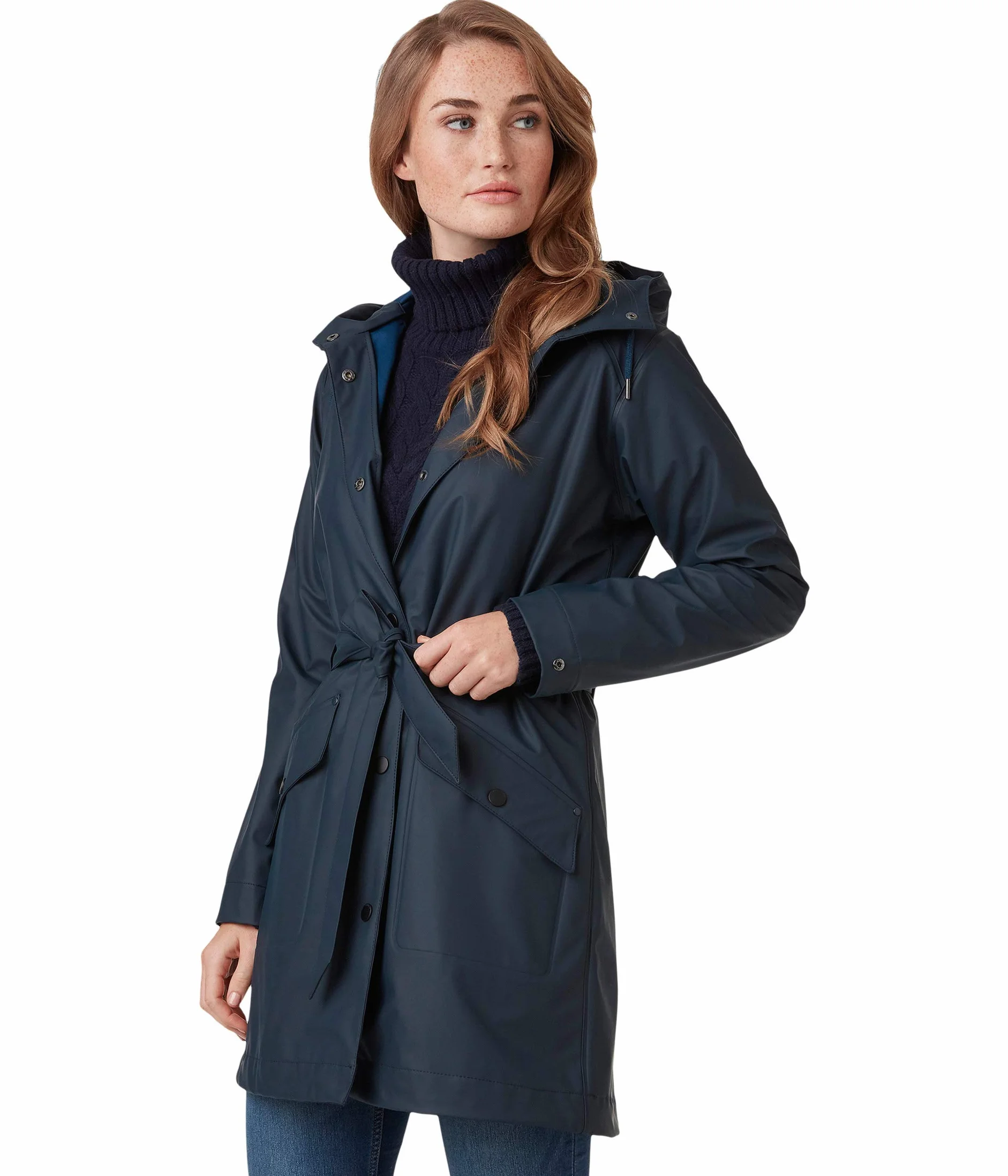 Helly-Hansen Kobiety Kirkwall II Płaszcz, Granatowy, M