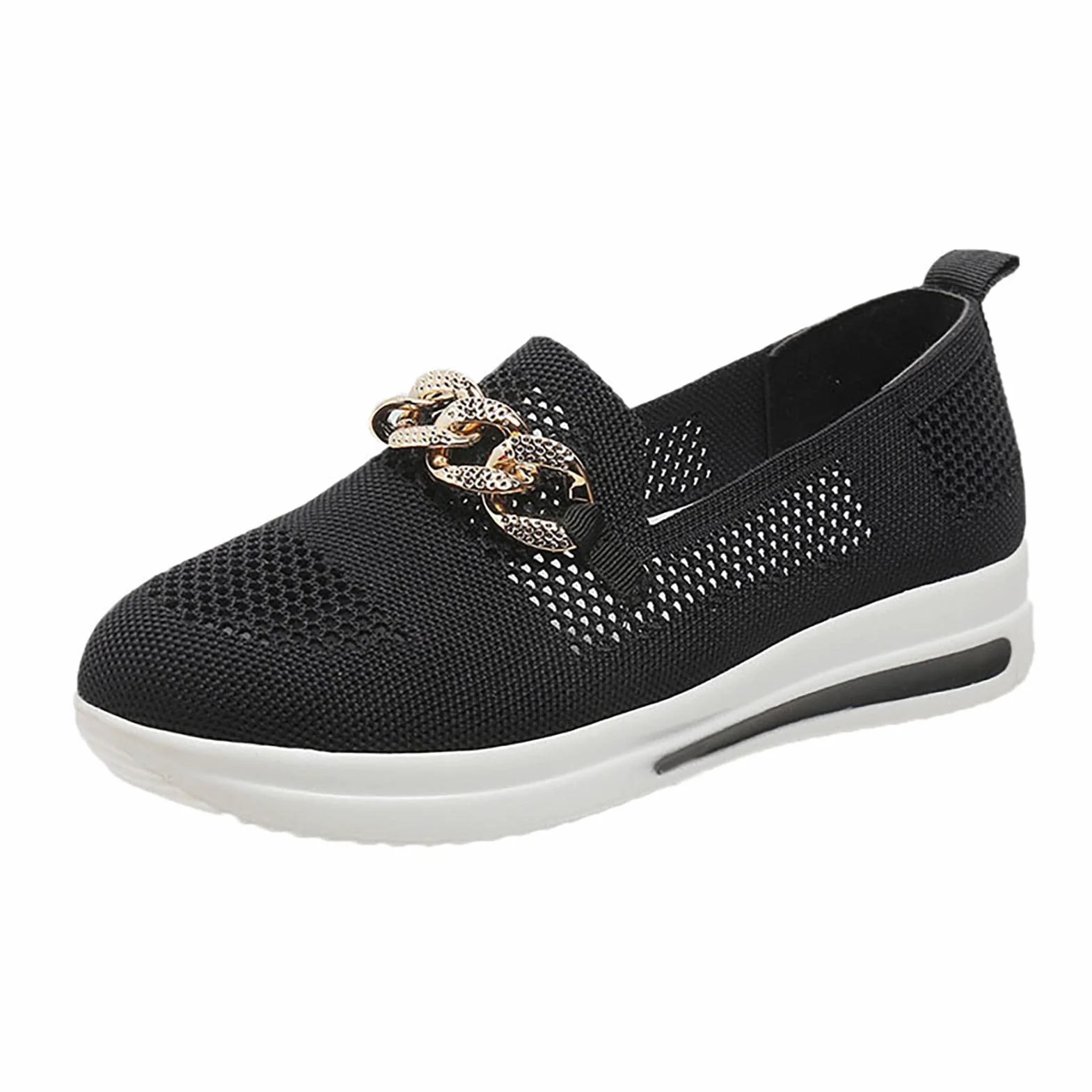 HEYCE Buty do chodzenia dla kobiet z podparciem łuku, z podparciem łuku dla kobiet, ortopedyczne, do ogrodnictwa, pracy, wędkowania, wypoczynku, zakupów, czarne
