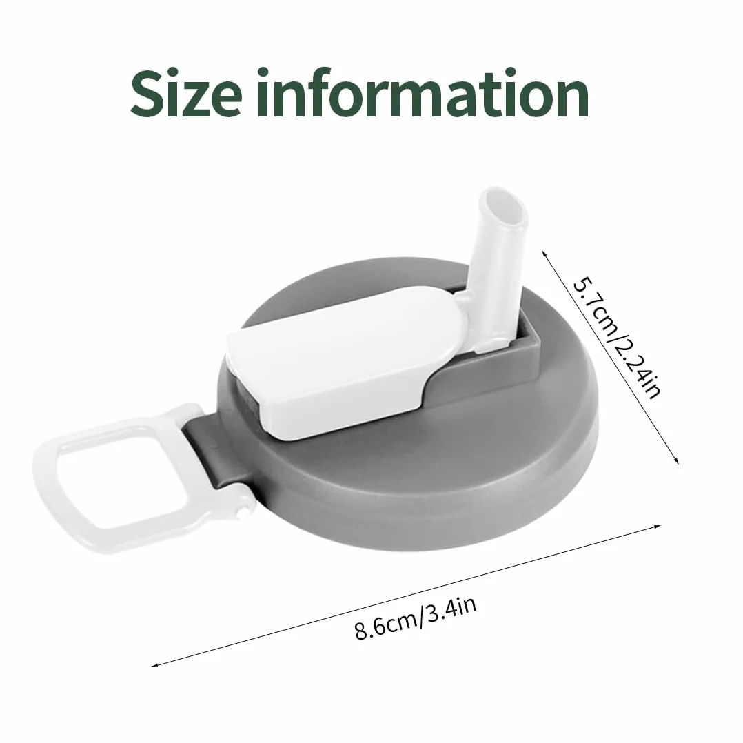 Silikonowe zatyczki na puszki z zamknięciem i klapką, 2 szt.