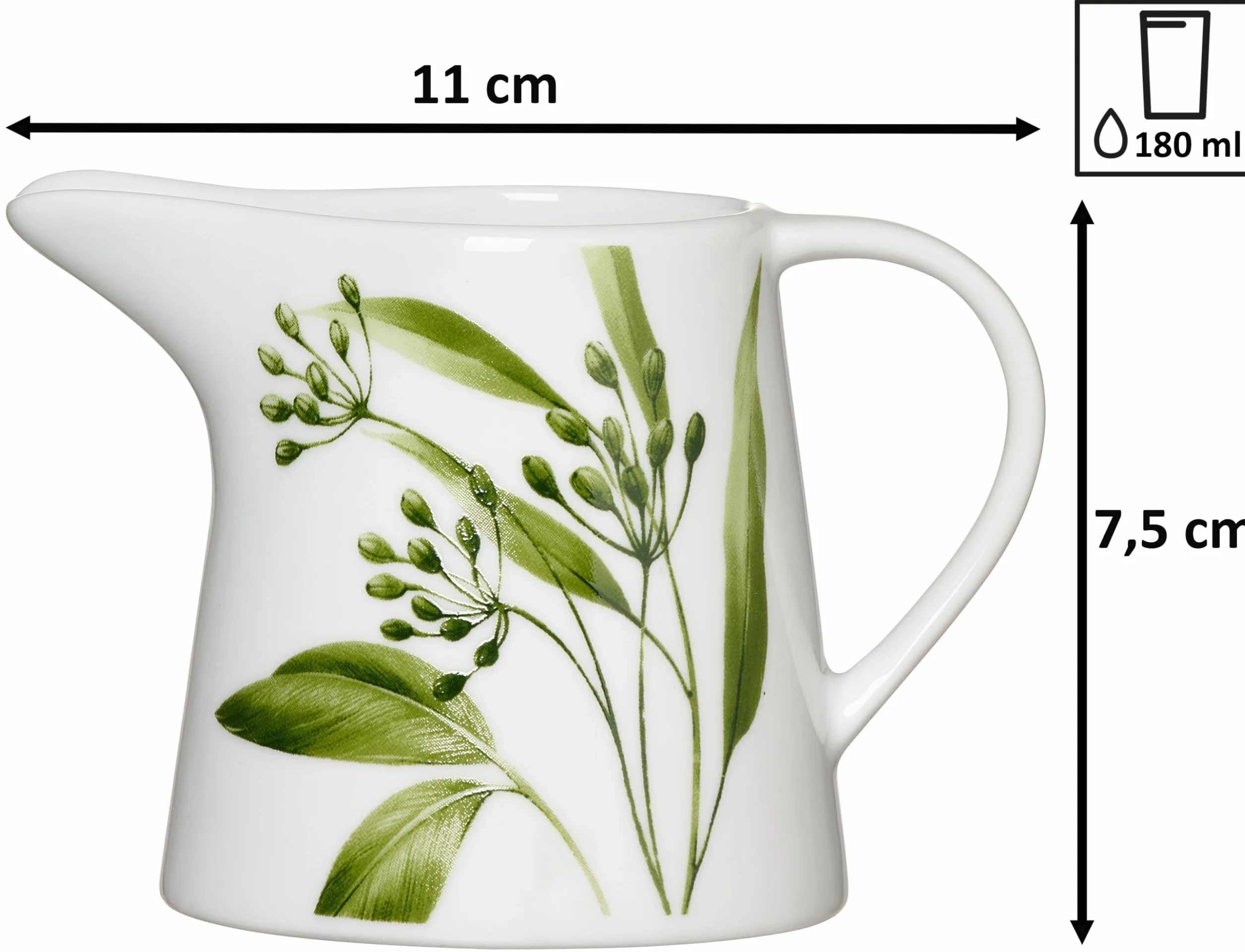 Ritzenhoff & Breker Cukiernica i dzbanek na mleko Evora porcelana