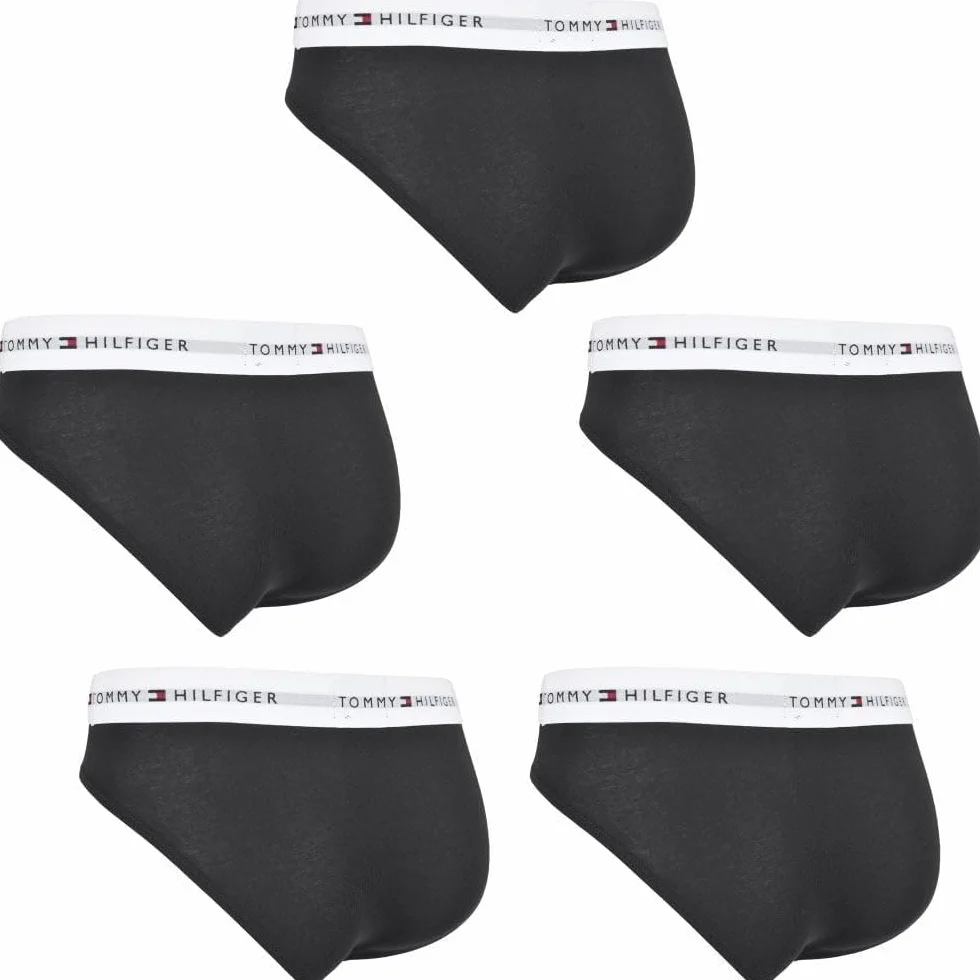Tommy Hilfiger Majtki męskie, Wielokolorowy (czarny/czarny/czarny/czarny), L