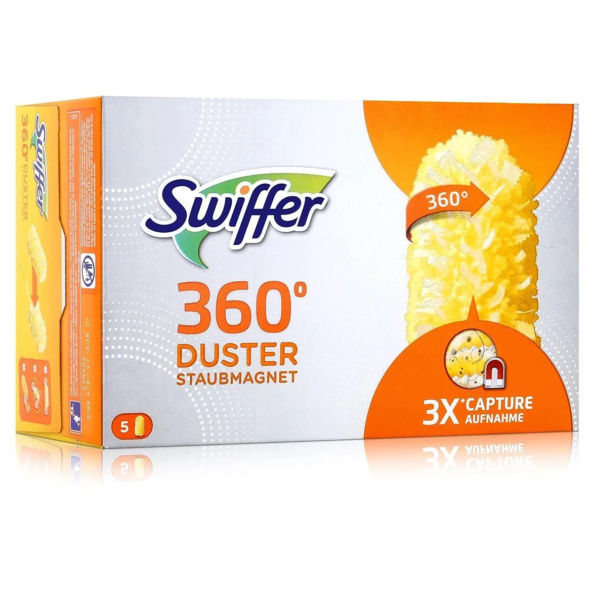 Swiffer Wymienne Końcówki do Miotełki do Kurzu 5 szt Żółte