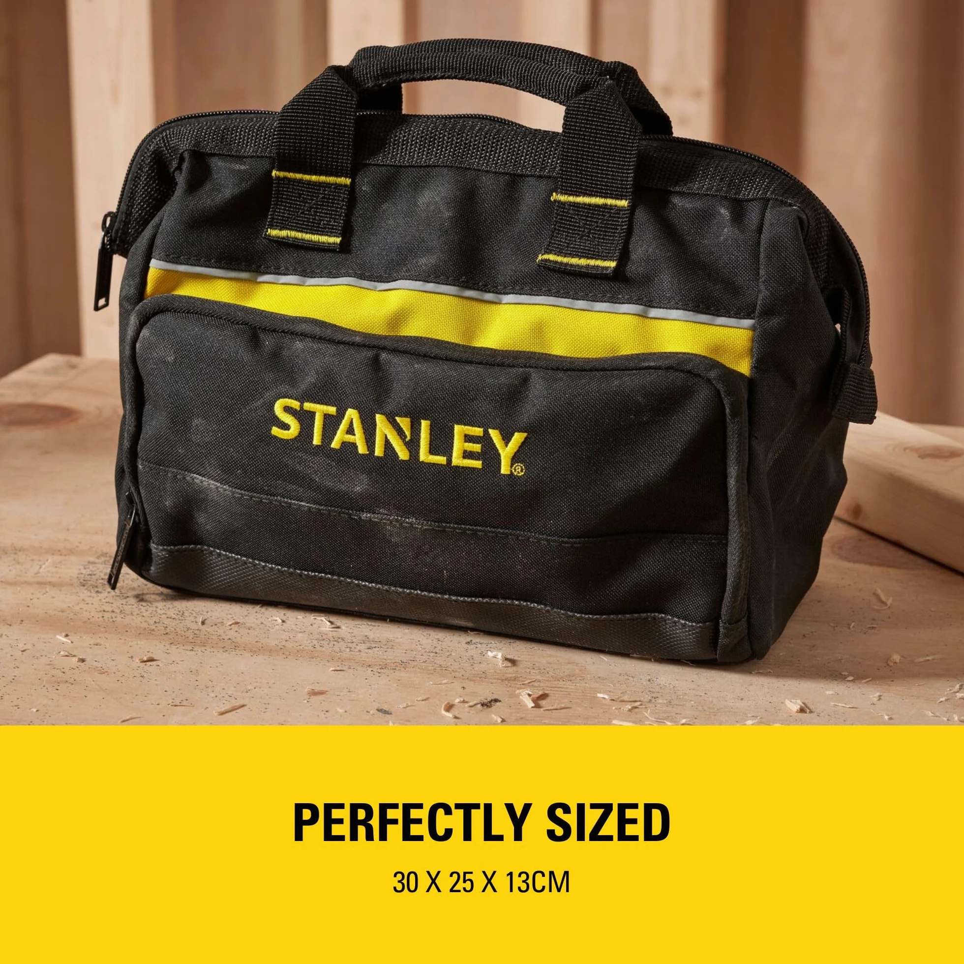 Stanley 1-93-330 Torba Narzędziowa Czarny Żółty 11.8 x 9.8 x 5.1 cm