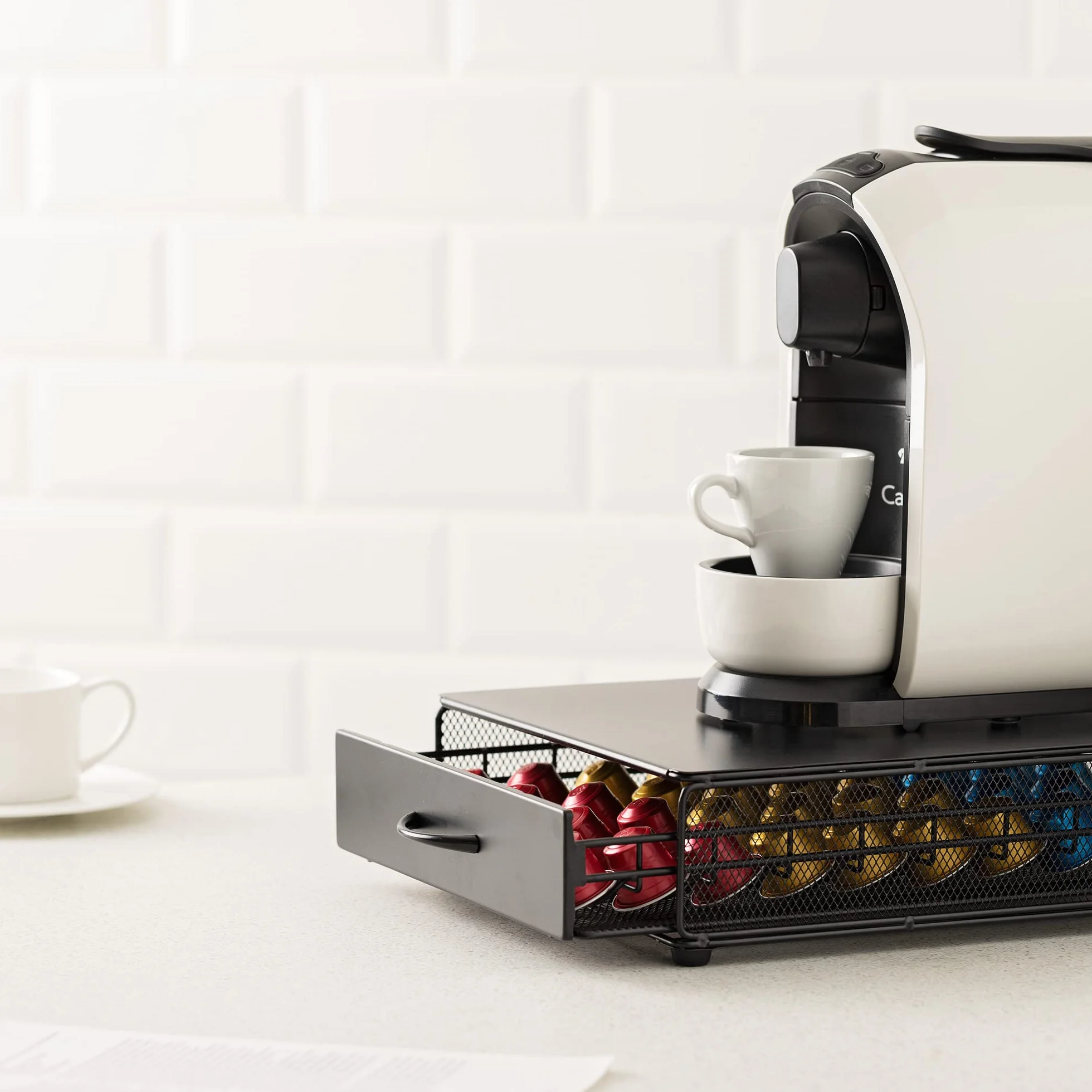 Navaris pojemnik na kapsułki Nespresso Vertuo 40 kapsułek czarny