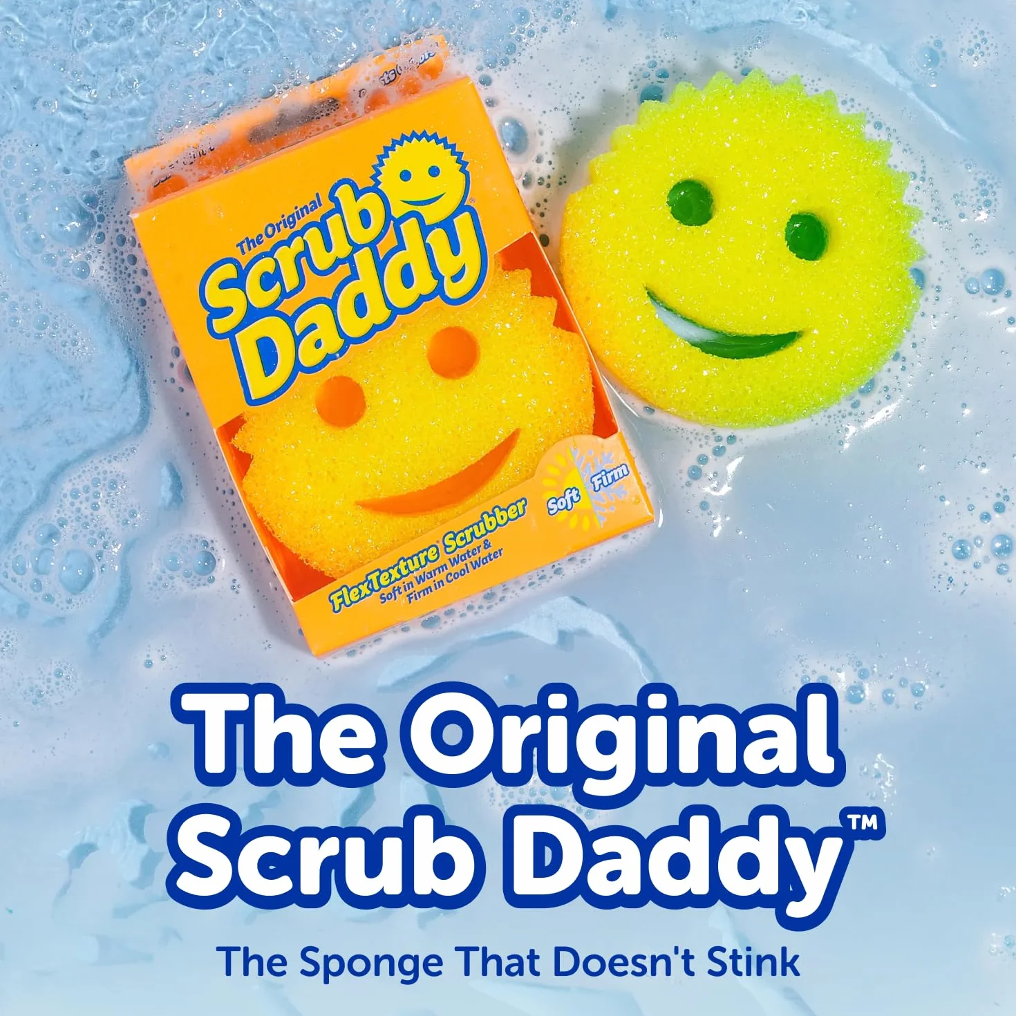 Scrub Daddy Gąbki do Czyszczenia Wielokolorowy 3 sztuki