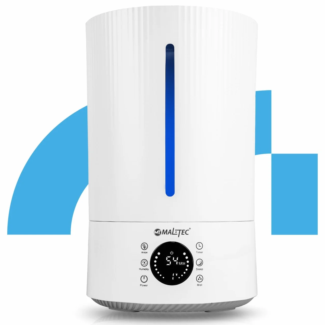 Nawilżacz powietrza Maltec WT5000ION ultradźwiękowy jonizator dyfuzor olejków do 35 m2 aromaterapia 3 stopnie