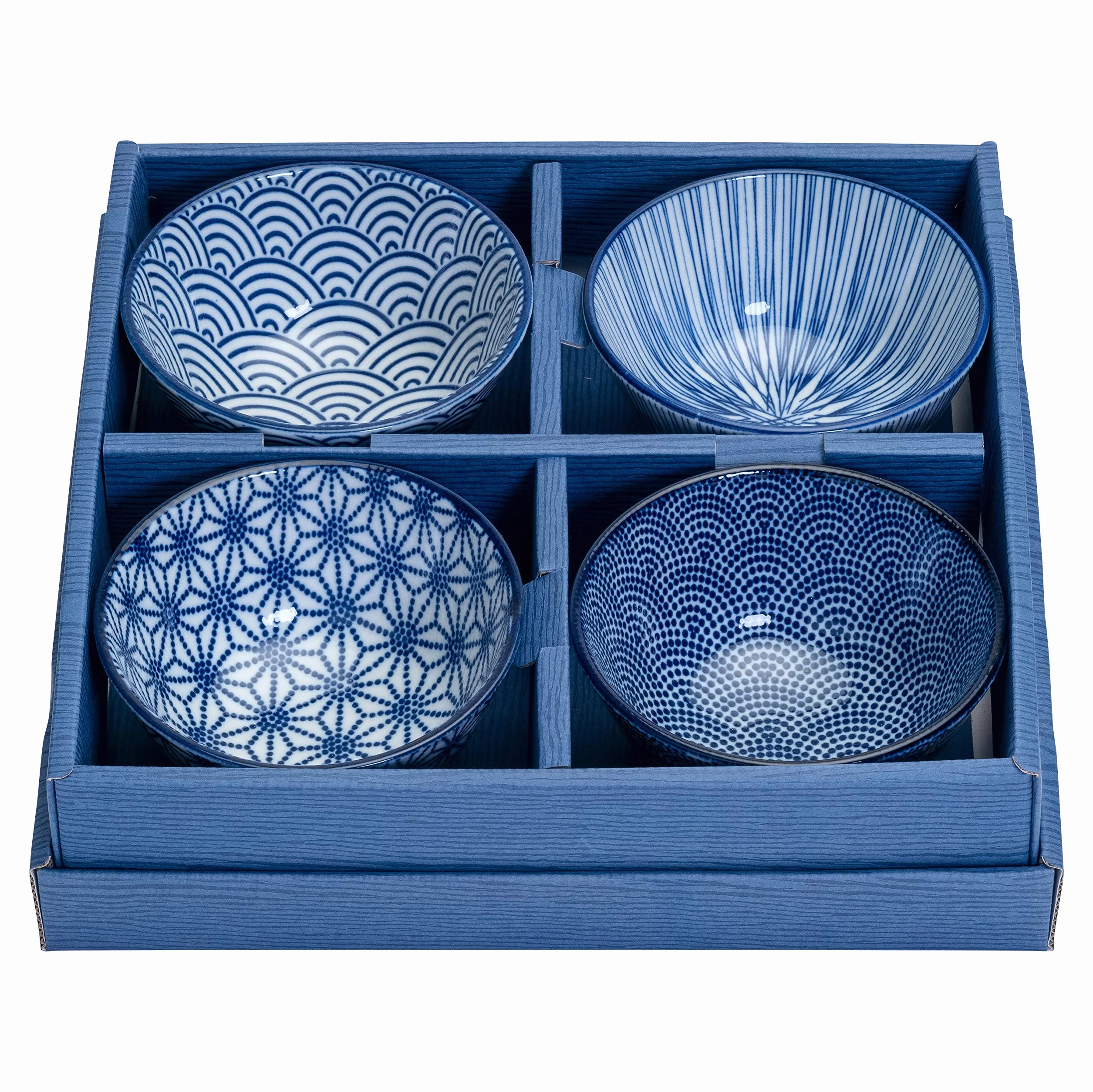 TOKYO design studio Nippon 4-częściowy zestaw misek do ryżu porcelana 300 ml
