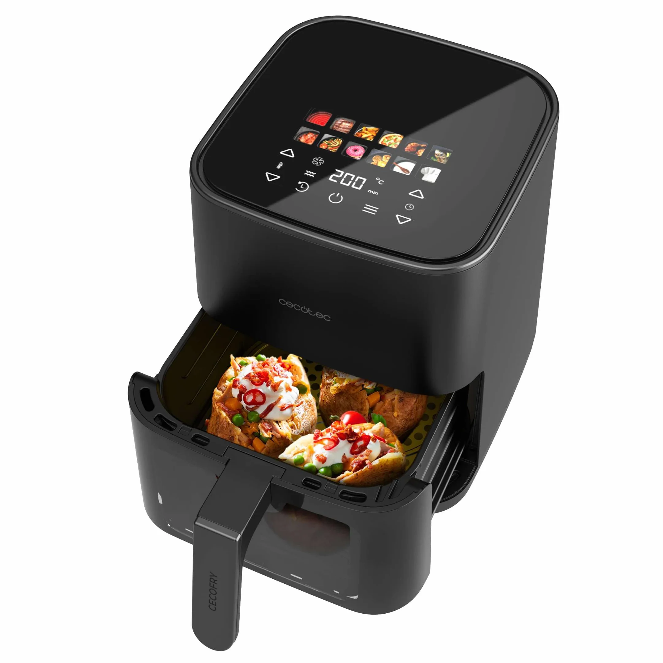 Cecotec Frytkownica na gorące powietrze Cecofry&Grill Duoheat 4000 4L 1900W 40-200°C 10 menu