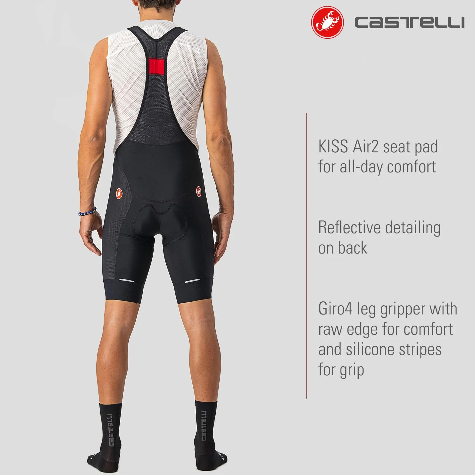 CASTELLI COMPETIZIONE BIBSHORT - Shorty męski