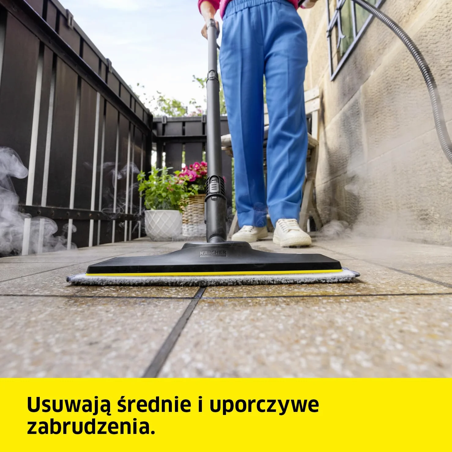 Kärcher zestaw ściereczek podłogowych Power EasyFix, 2 sztuki oryginalne akcesoria do parownic