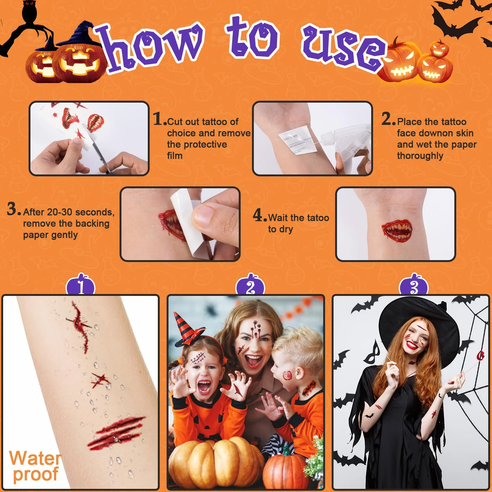 Likesing 5 par skarpet zima Halloween 30 liści tatuaż twarz naklejki tymczasowe blizny kobiety mężczyźni skarpety termiczne bieganie śmieszne kolorowe skarpetki akcesoria prezenty