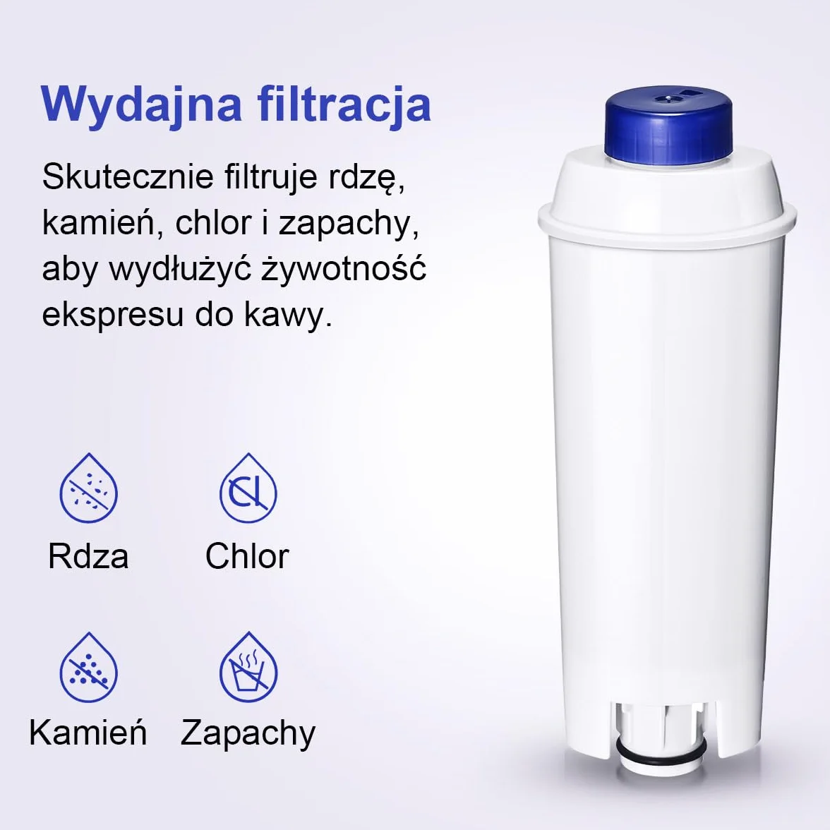 Ekspres do kawy Delonghi ECAM Dinamica Cappuccino Magnifica ETAM Autentica Esam filtr wody zamiennik