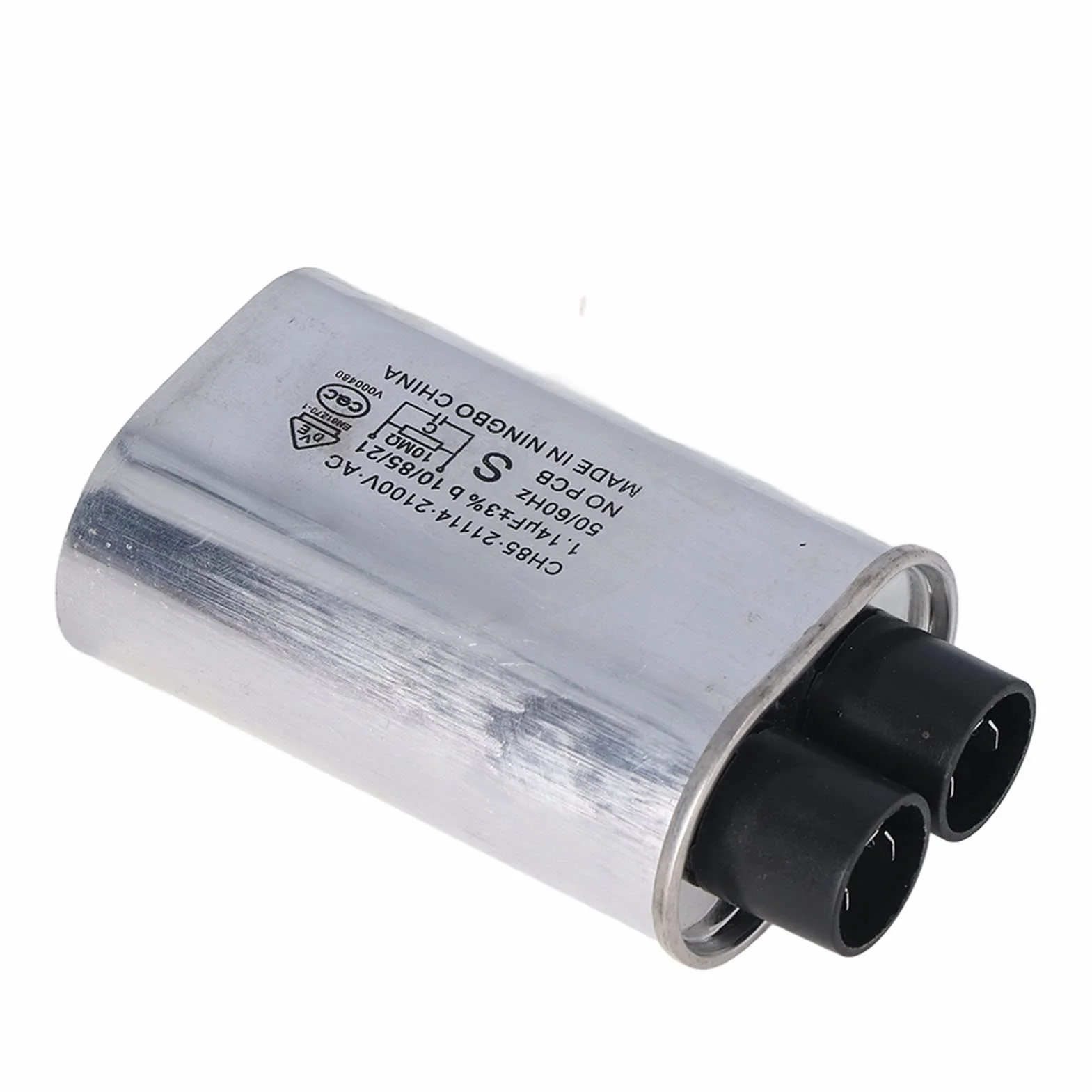 Uniwersalna Kuchenka Mikrofalowa 2100V Kondensator Mikrofalowy Wysokiego Napięcia Kondensator Mikrofalowy 1,14 UF Uniwersalny 4,8mm Mała Wkładka Kondensator Mikrofalowy Wymiana do Kuchenki