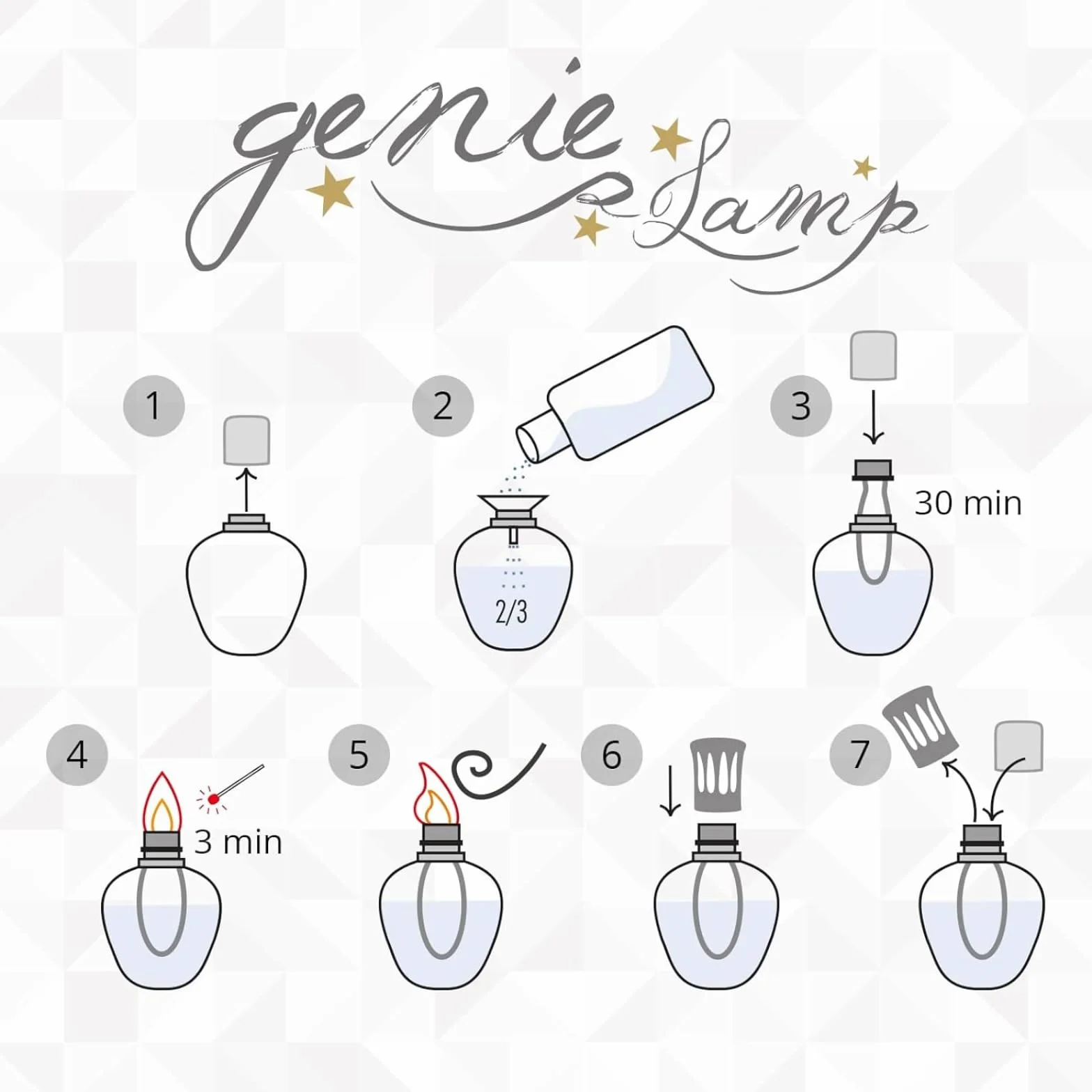 BOLES D'OLOR ELIPSE Matowy Genie Lamp LAMPA KATALITYCZNA